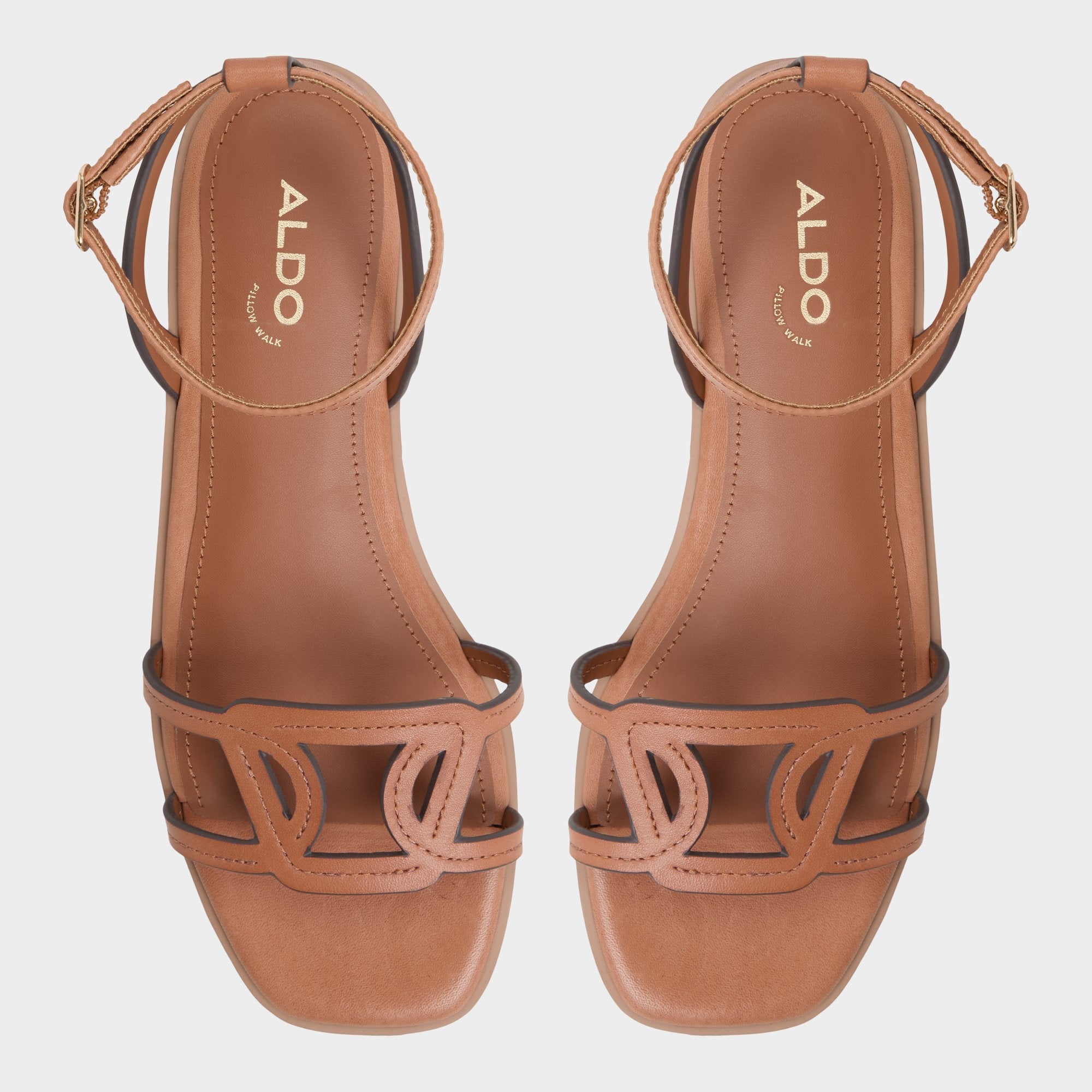 Aldo Greengrove Medium Brown Women's Flats - Flat sandal Medium brown
