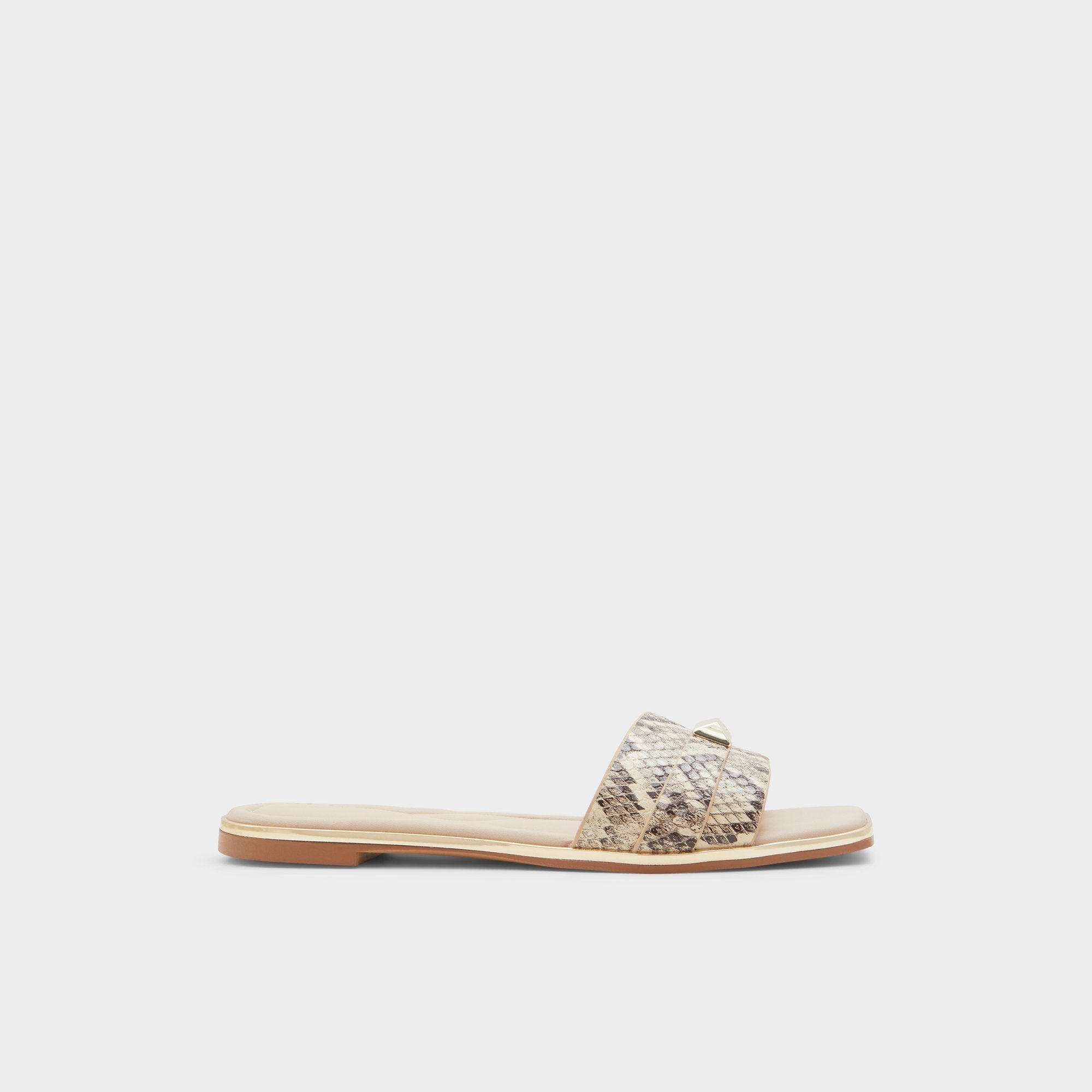 Aldo Darine Natural Women's Flats - Slide sandal Natural
