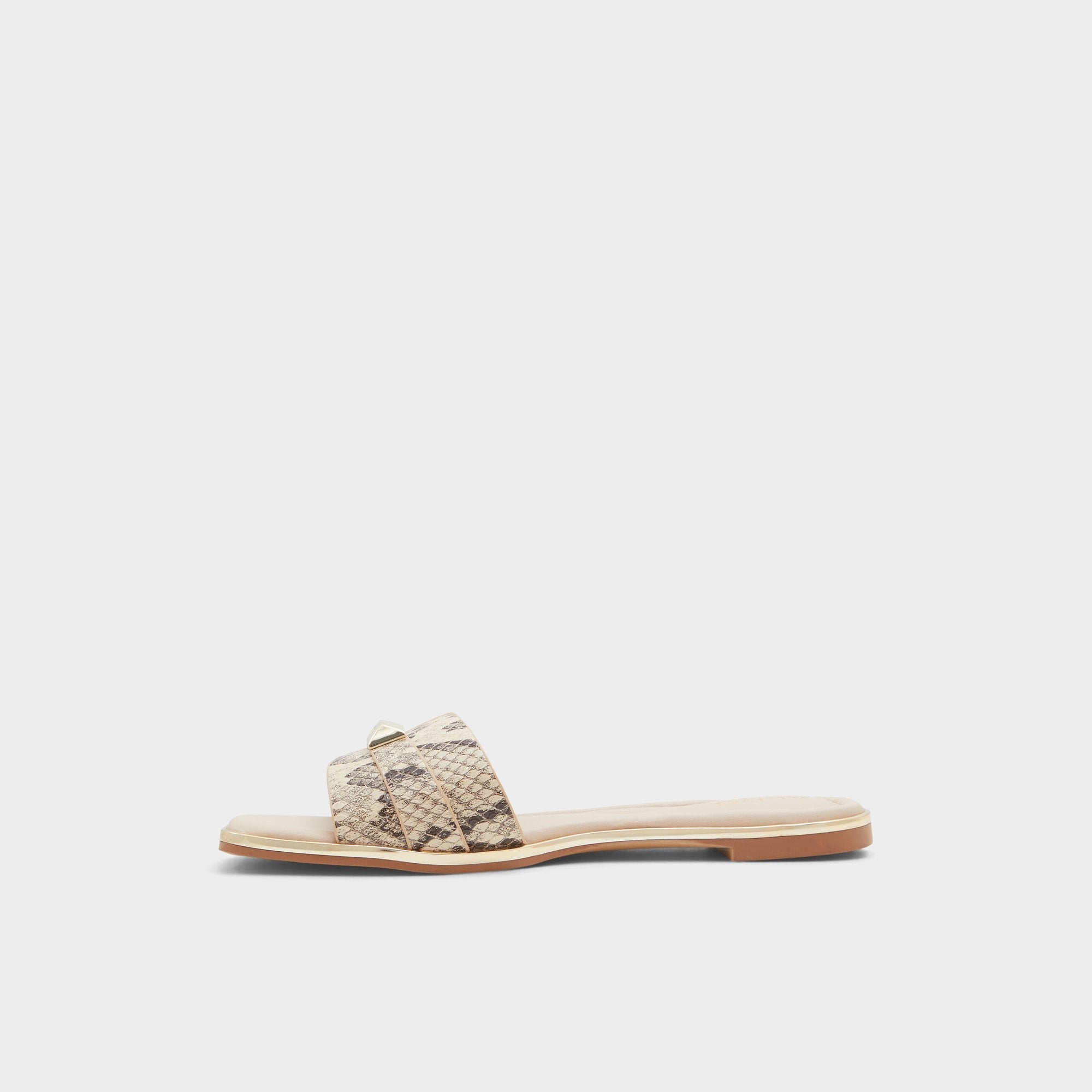 Aldo Darine Natural Women's Flats - Slide sandal Natural