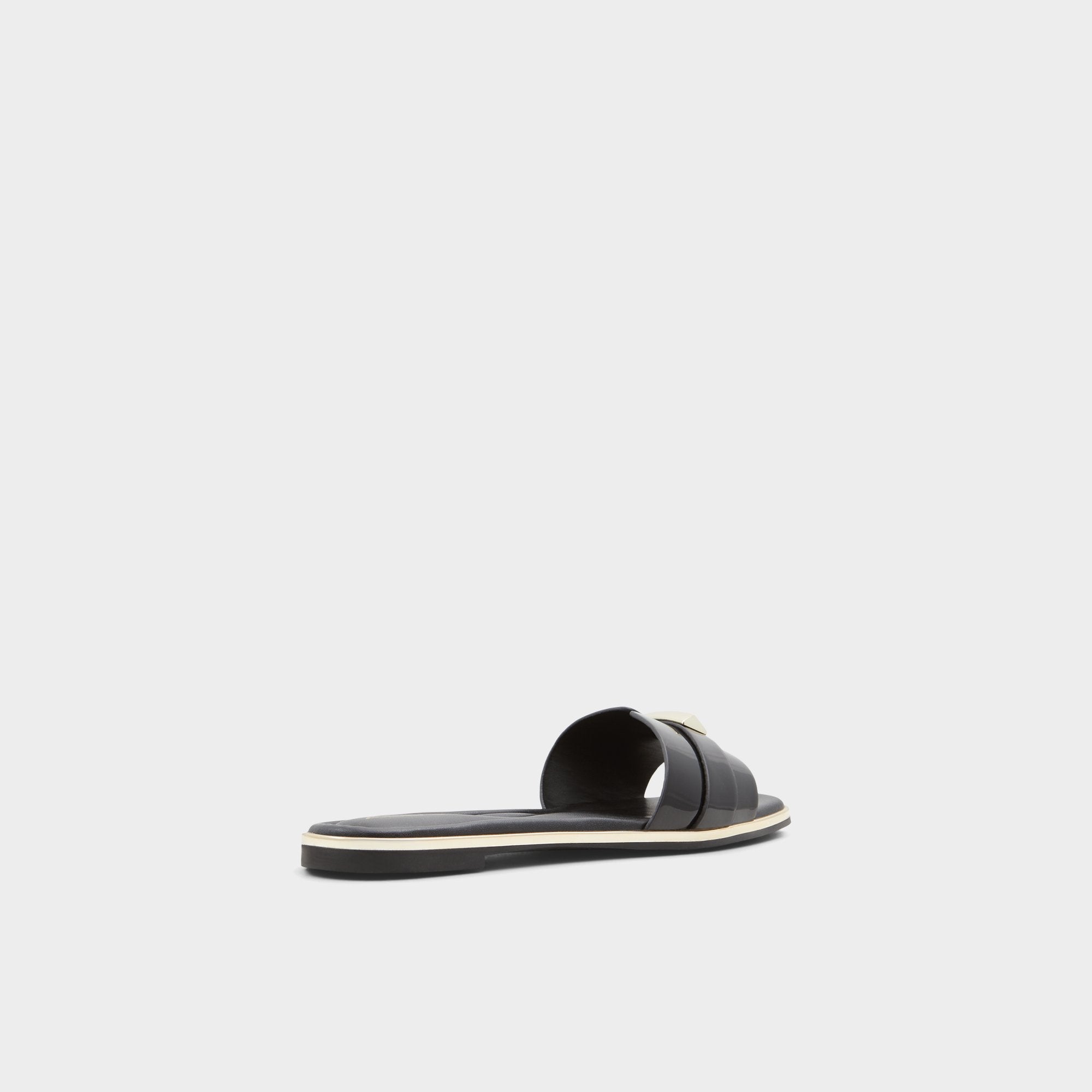 Aldo Darine Black Women's Flats - Slide sandal Black