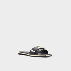 Aldo Darine Black Women's Flats - Slide sandal Black