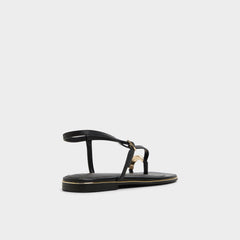 Aldo Jomalina Black Women's Flats - Strappy flat sandal Black