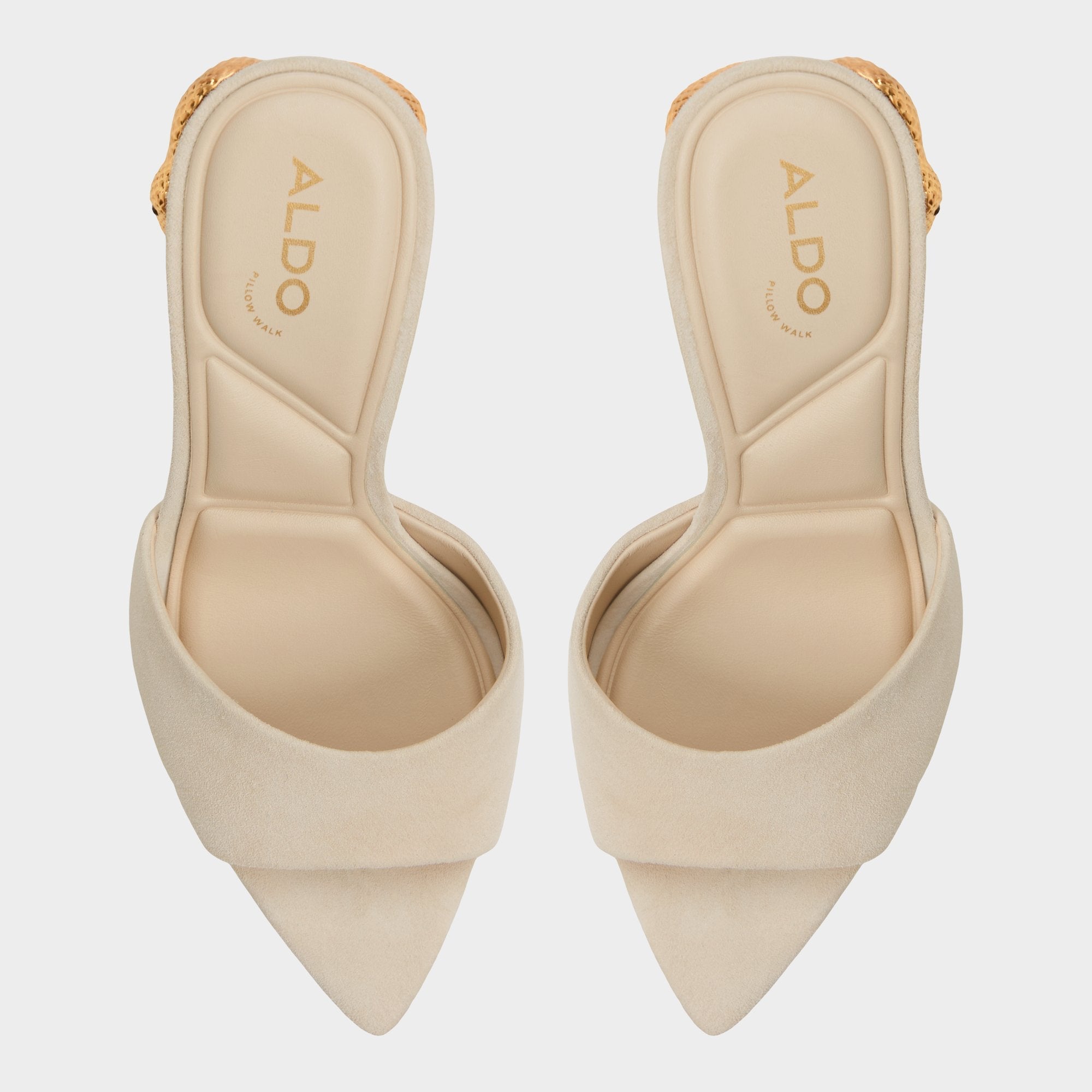 Aldo Seashella Bone Women's Heeled mules - Heeled mule Bone