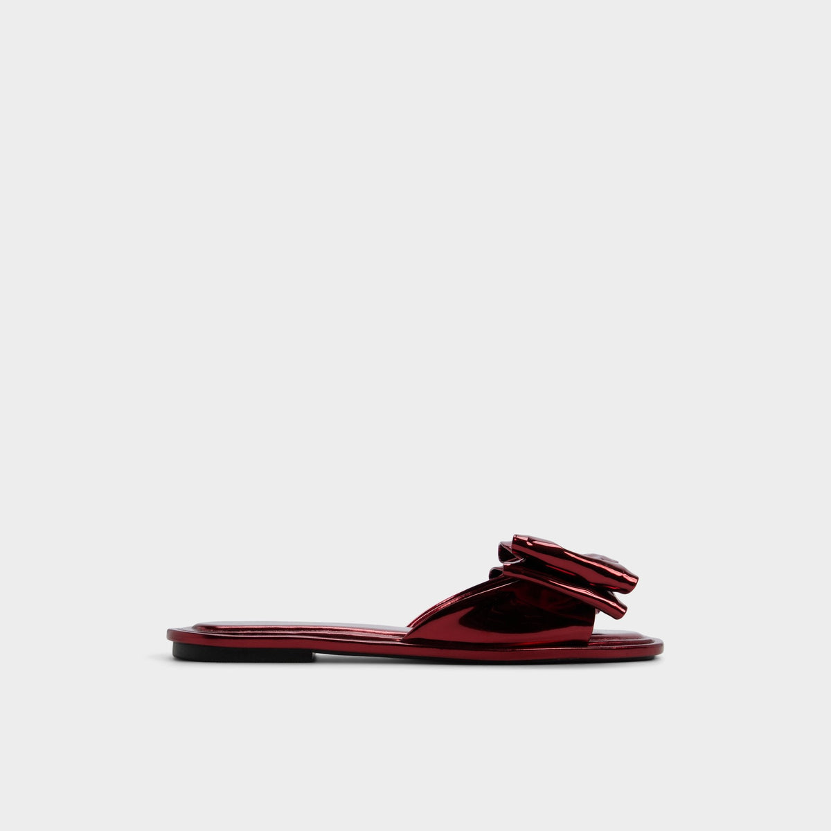 Aldo Bowetta in Medium Red - Slide sandal Medium red