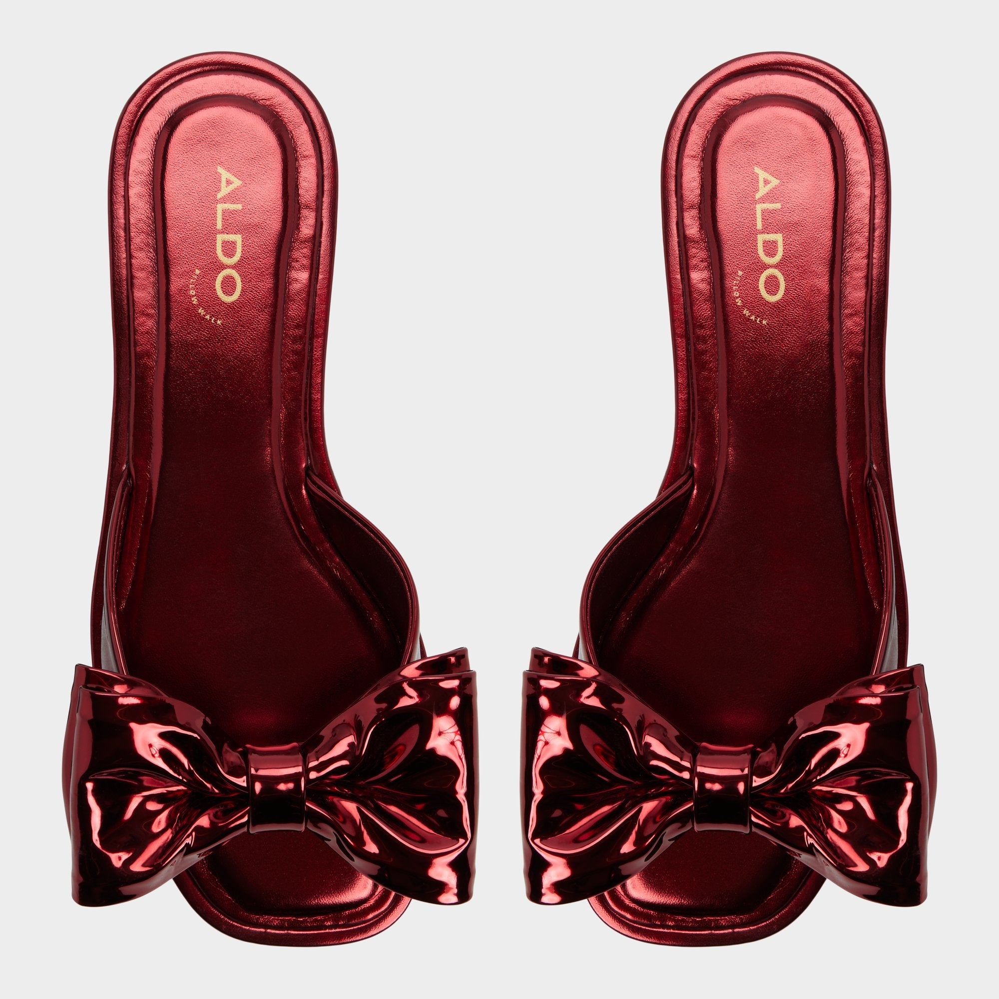 Aldo Bowetta in Medium Red - Slide sandal Medium red