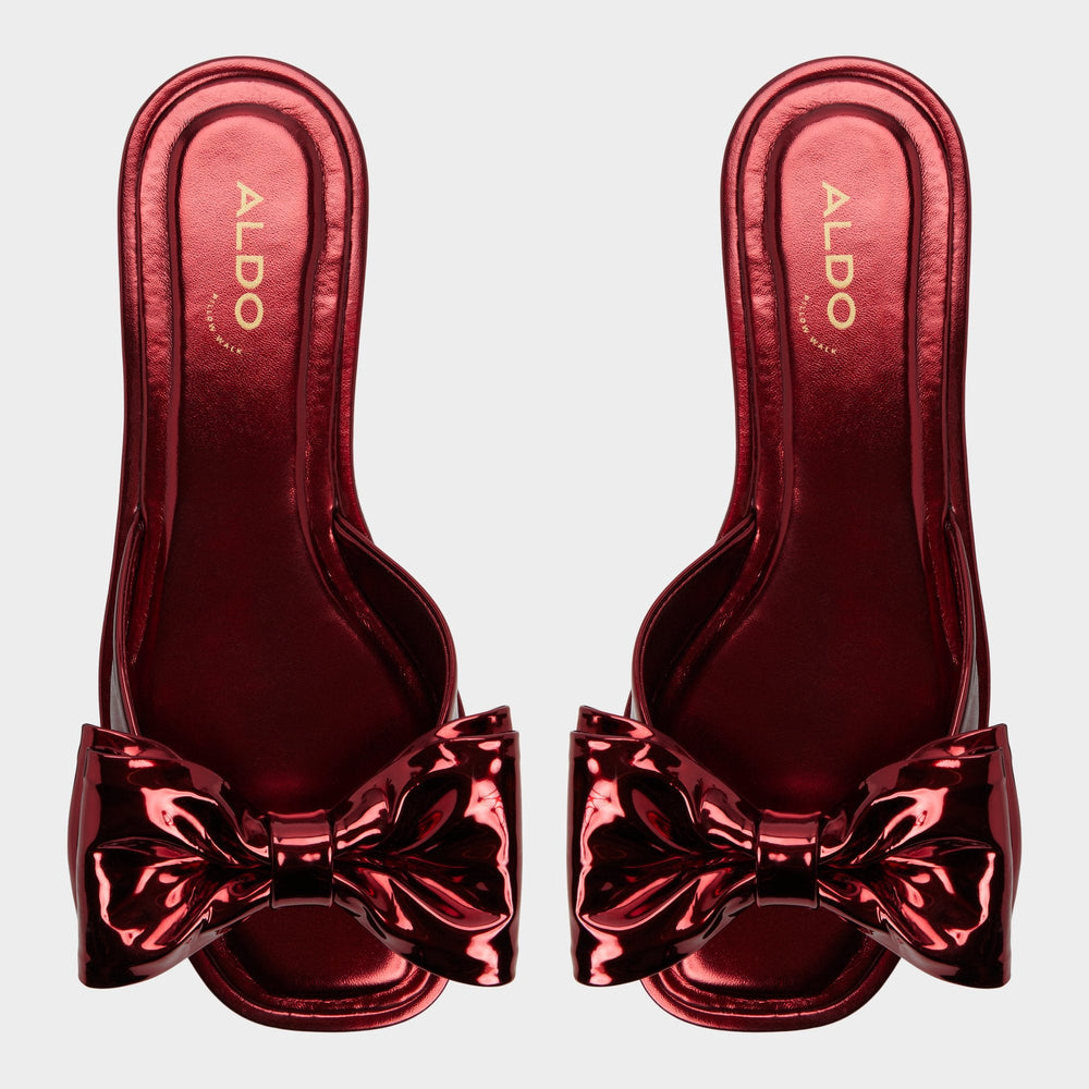 Aldo Bowetta in Medium Red - Slide sandal Medium red