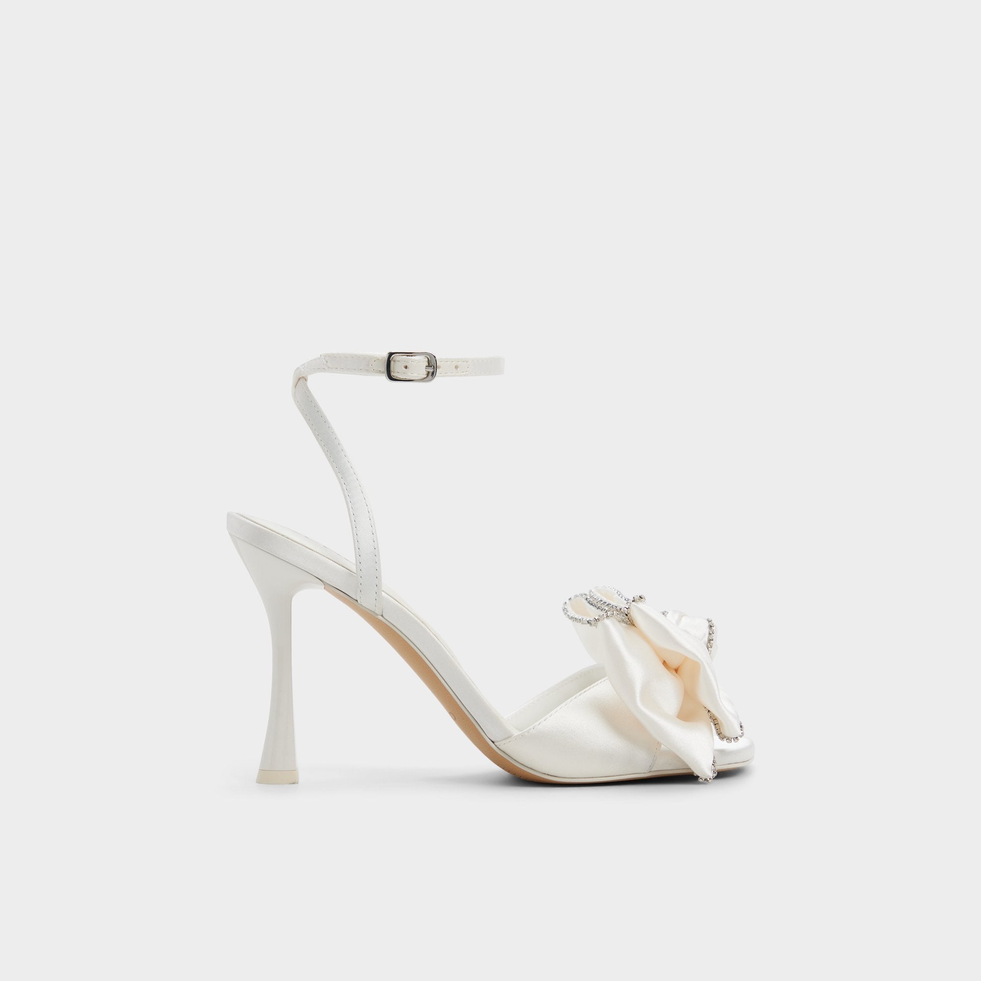 Aldo Tinsel in Other White - Strappy heeled sandal, Stiletto heel Other white