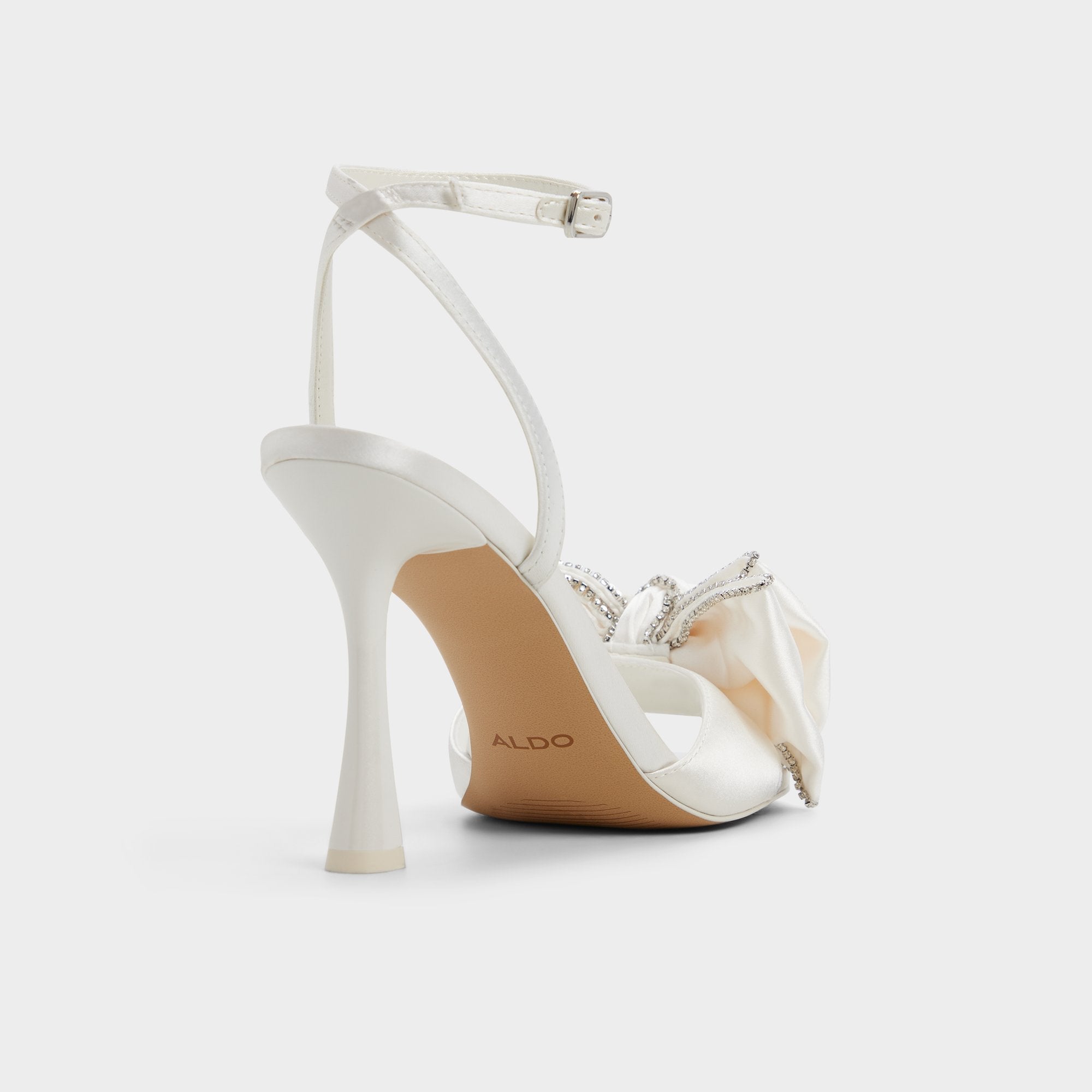 Aldo Tinsel in Other White - Strappy heeled sandal, Stiletto heel Other white
