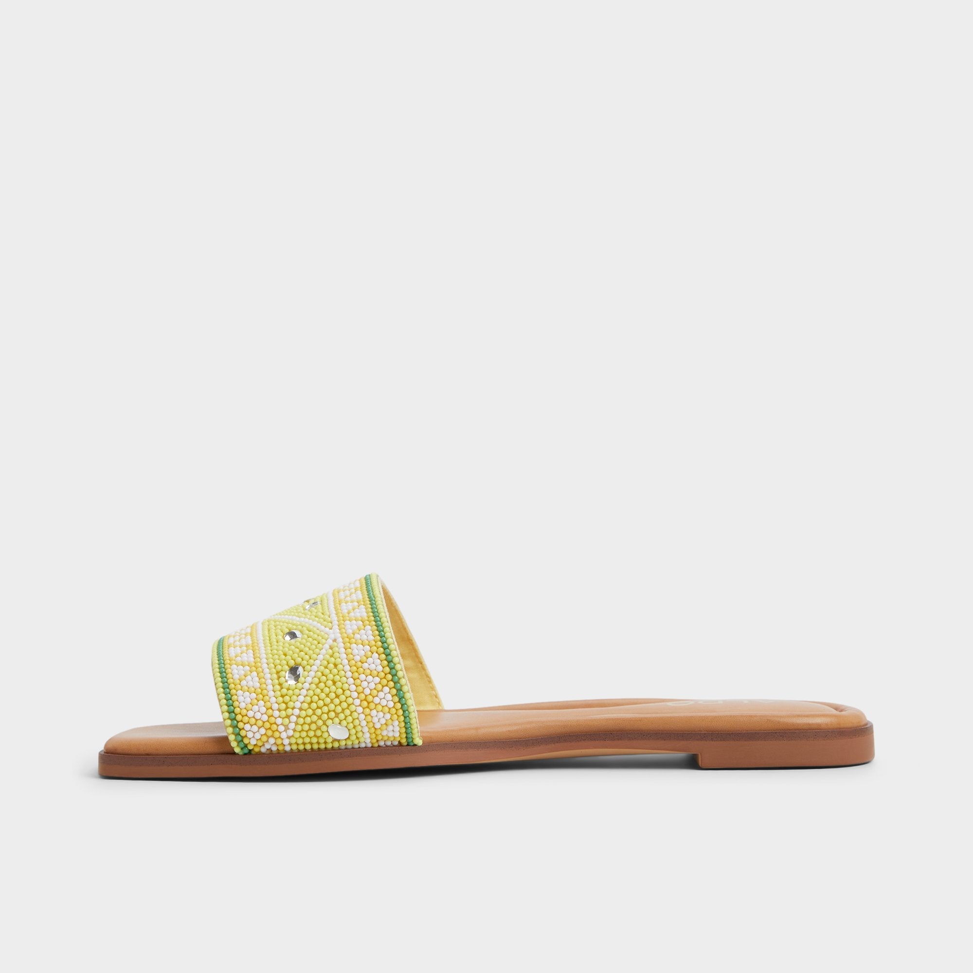 Aldo Seavacay Bright Yellow Women's Travel essentials - Slide sandal Bright Yellow