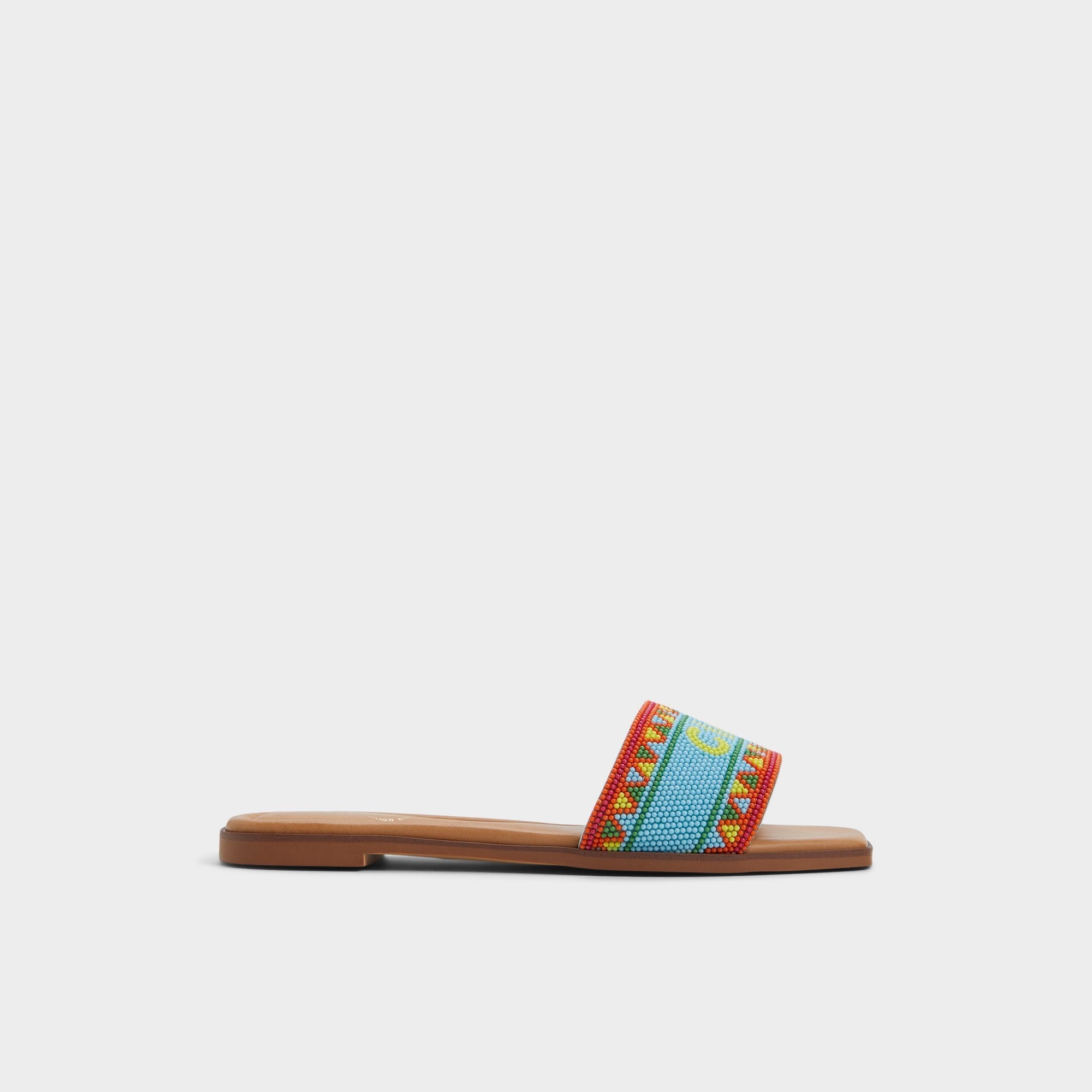 Aldo Seavacay Bright Multi Women's Flats - Slide sandal Bright Multi
