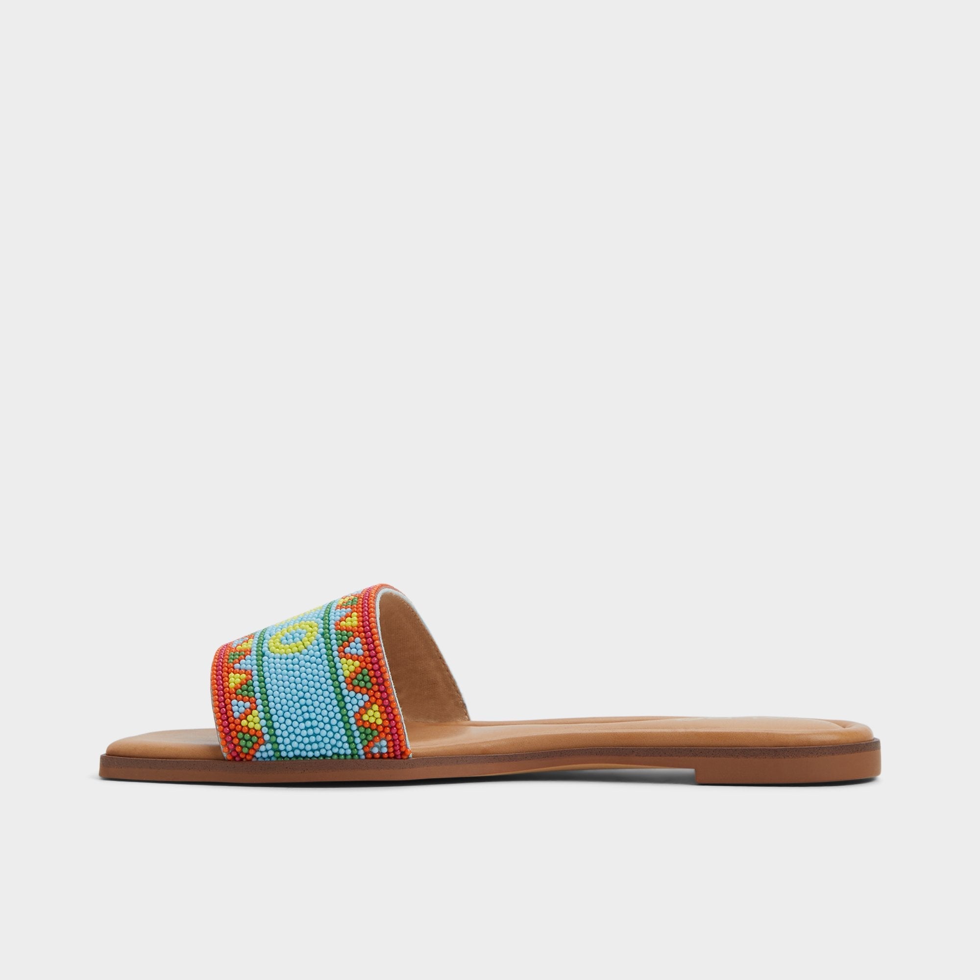 Aldo Seavacay Bright Multi Women's Flats - Slide sandal Bright Multi