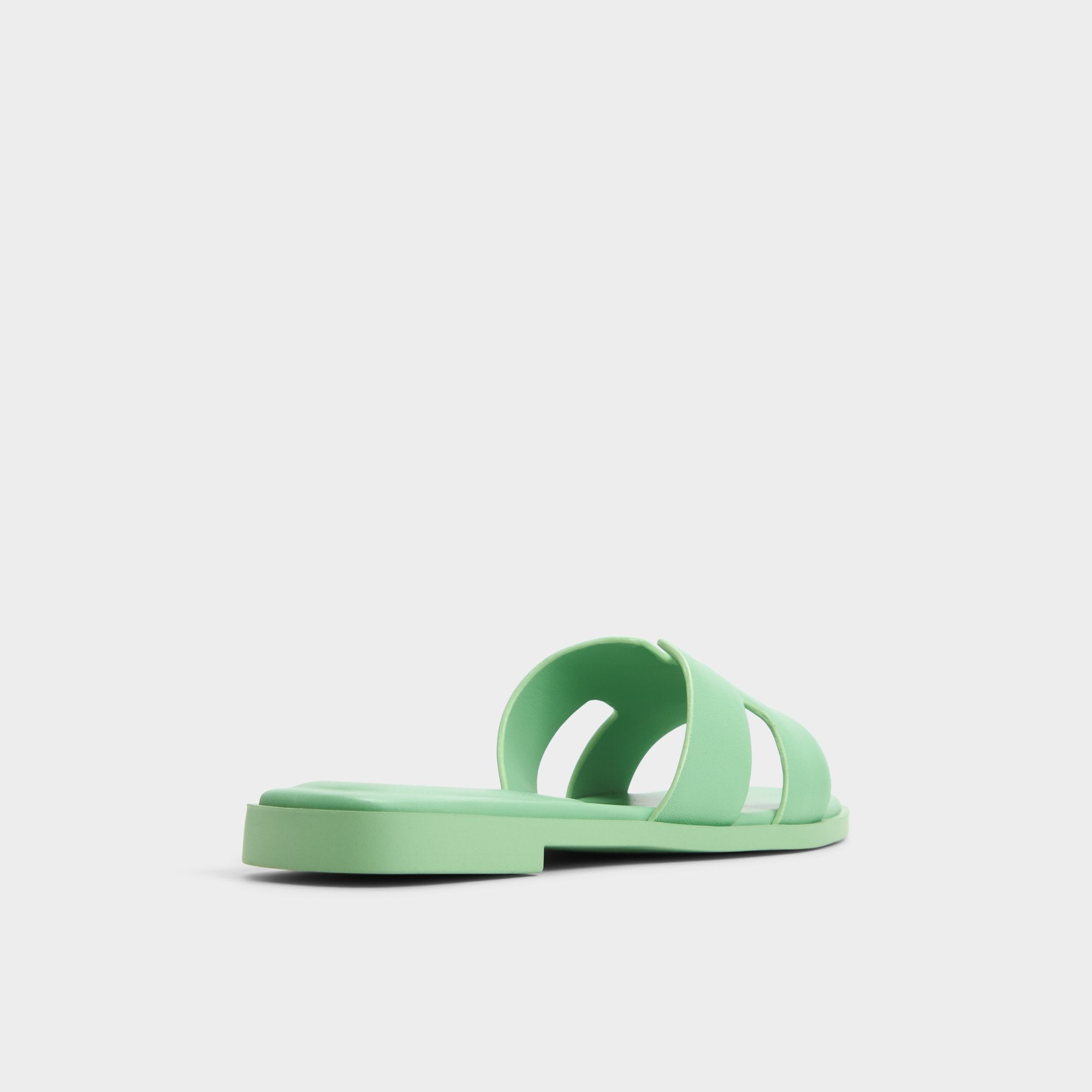 Aldo Itsandal Medium Green Women's Flats - Slide sandal Medium green