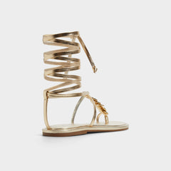 Aldo Artemisa Gold Women's Travel essentials - T-strap sandal Gold