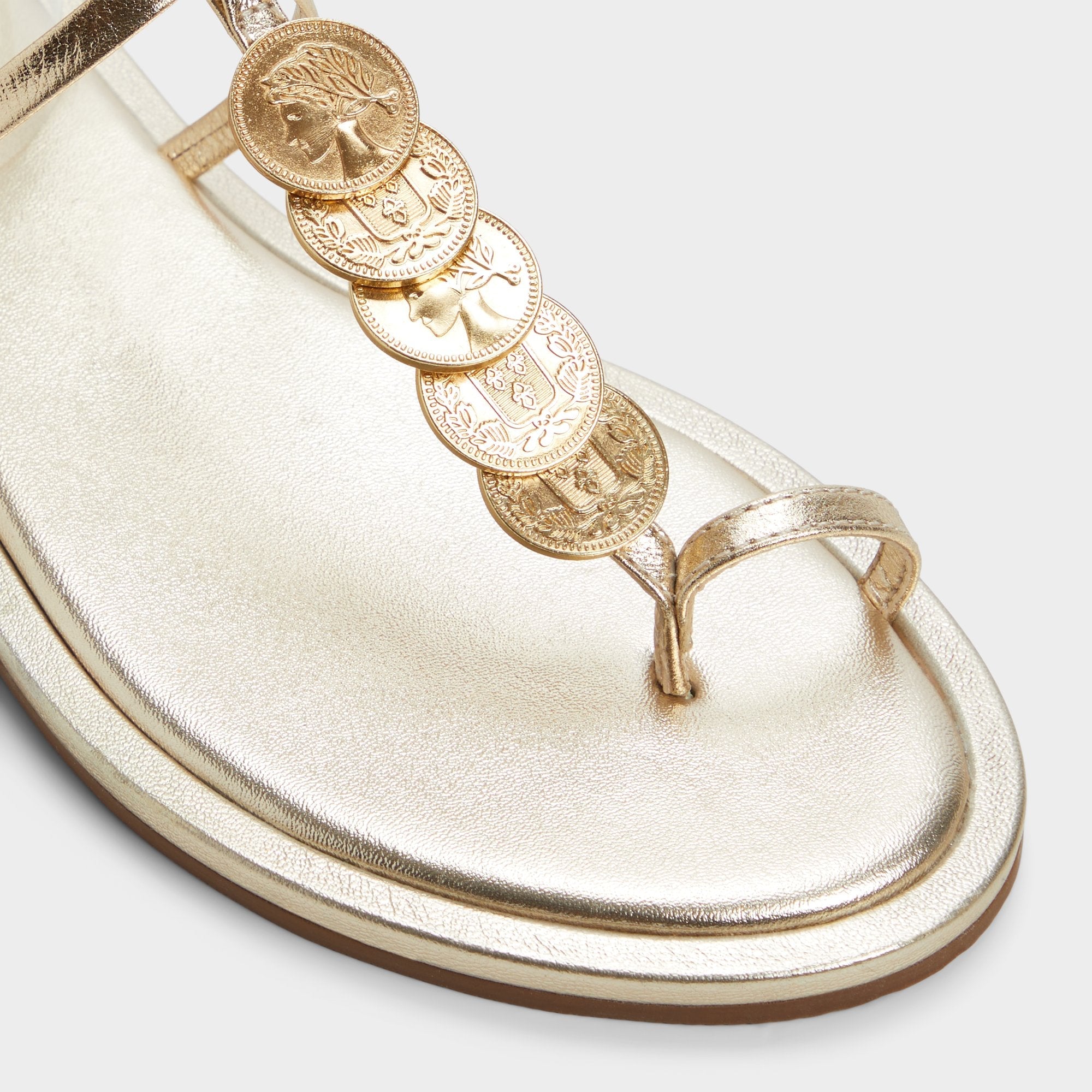 Aldo Artemisa Gold Women's Travel essentials - T-strap sandal Gold