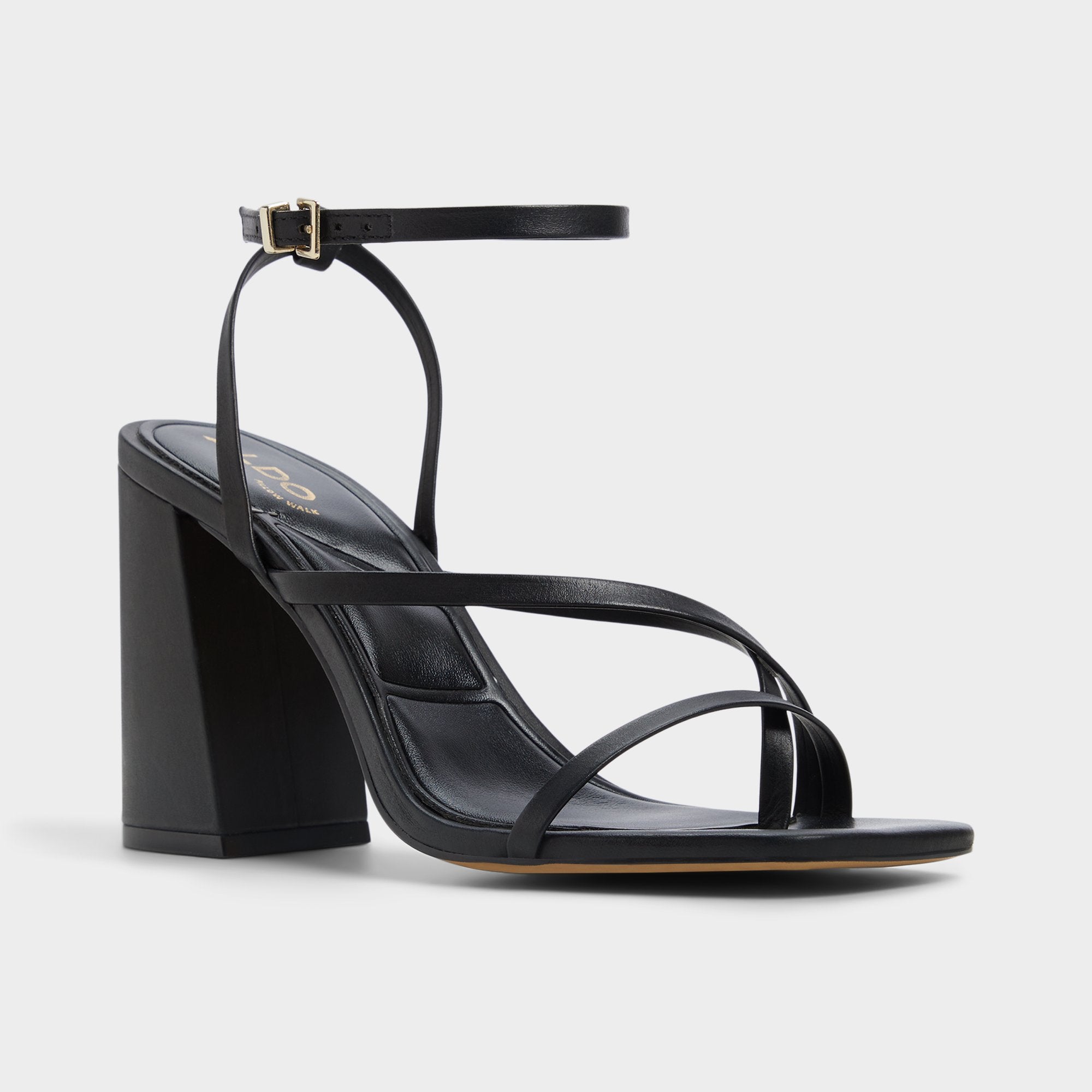 Aldo Laurader Other Black Women's Block heels - Strappy heeled sandal, Block heel Other Black