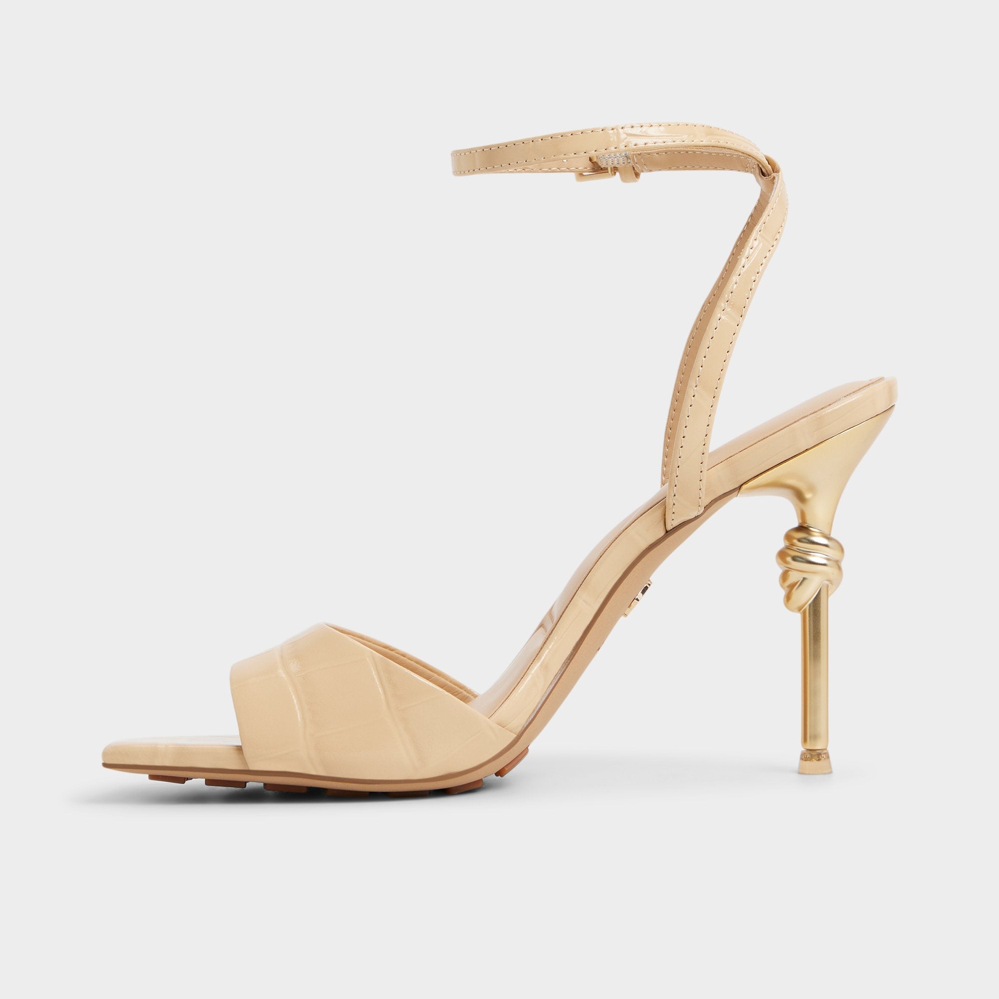 Aldo Harmonious in Medium Beige - Strappy heeled sandal Medium Beige