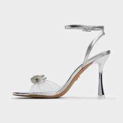 Aldo Ozley Silver Women's Strappy Heels - Strappy heeled sandal Silver