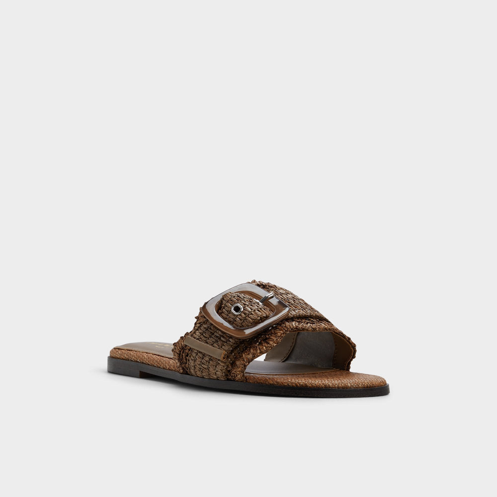 Aldo Wavysally in Light Brown - Slide sandal Light brown