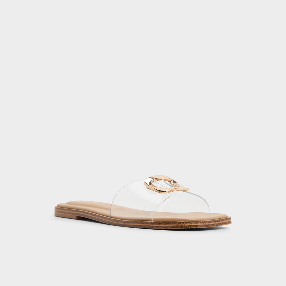Aldo Tidella Clear Women's Flats - Slide sandal Clear