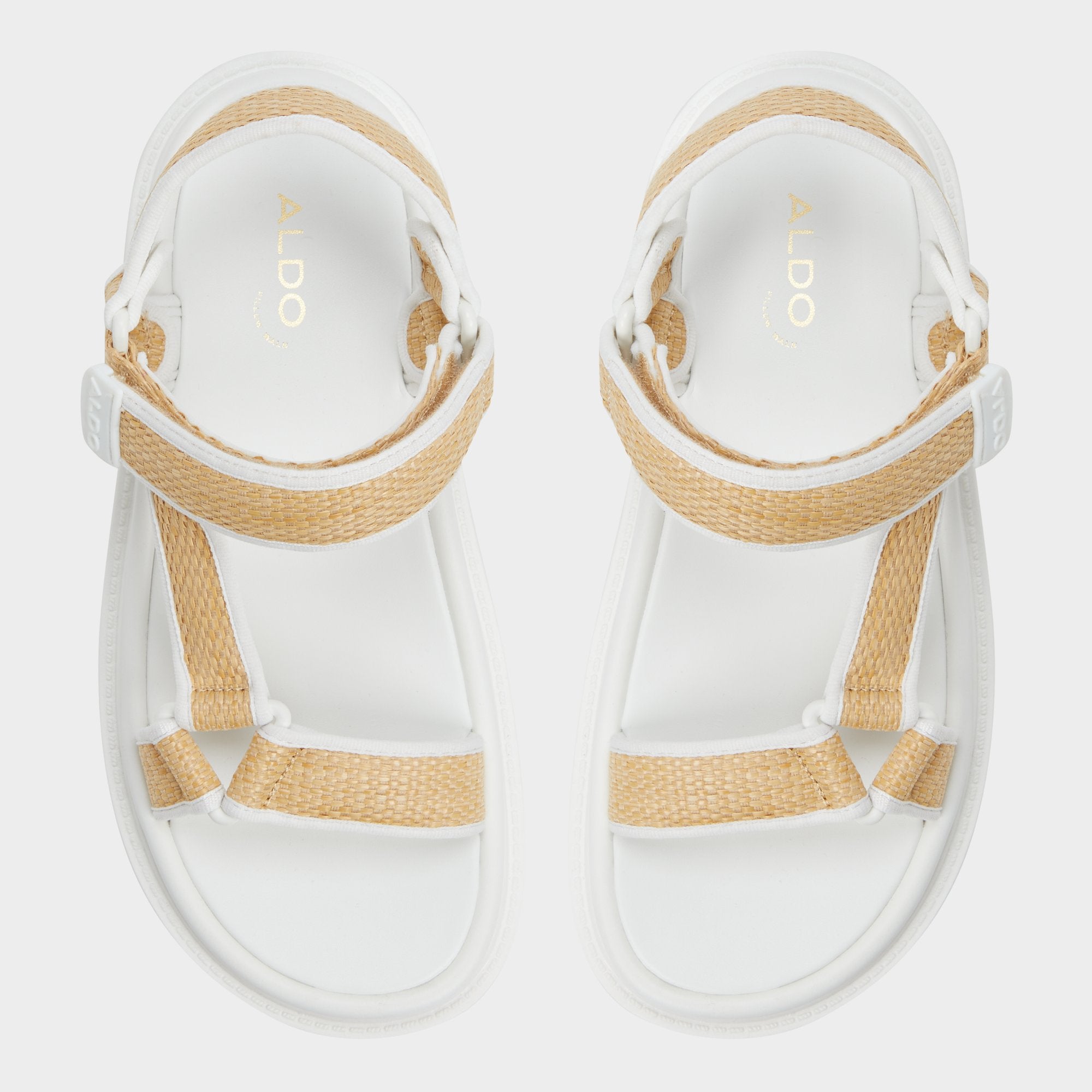 Aldo Oceana Natural Women's Footbed sandals - Footbed sandal Natural