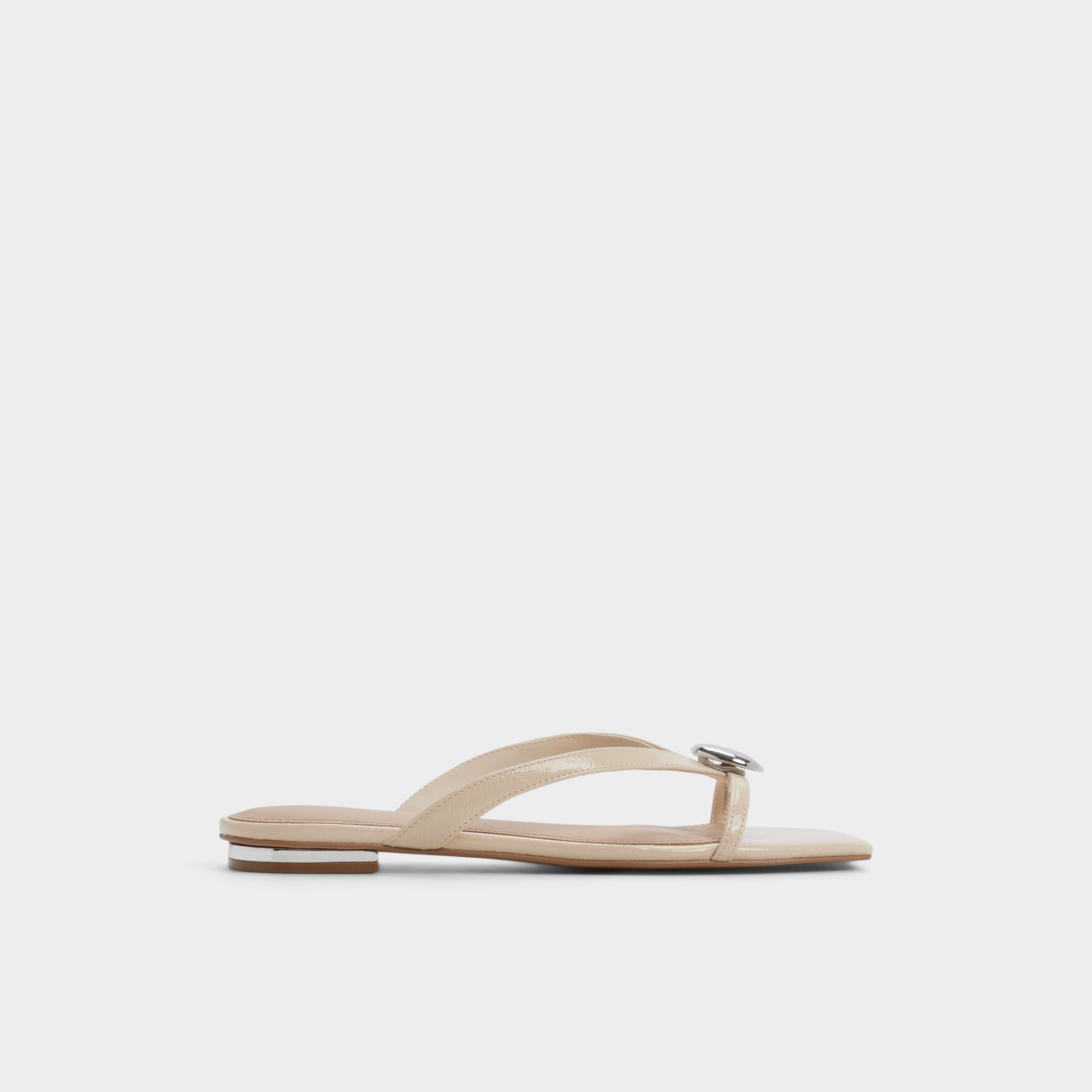 Aldo Iliria Beige Women's Flats - Slide sandal Beige