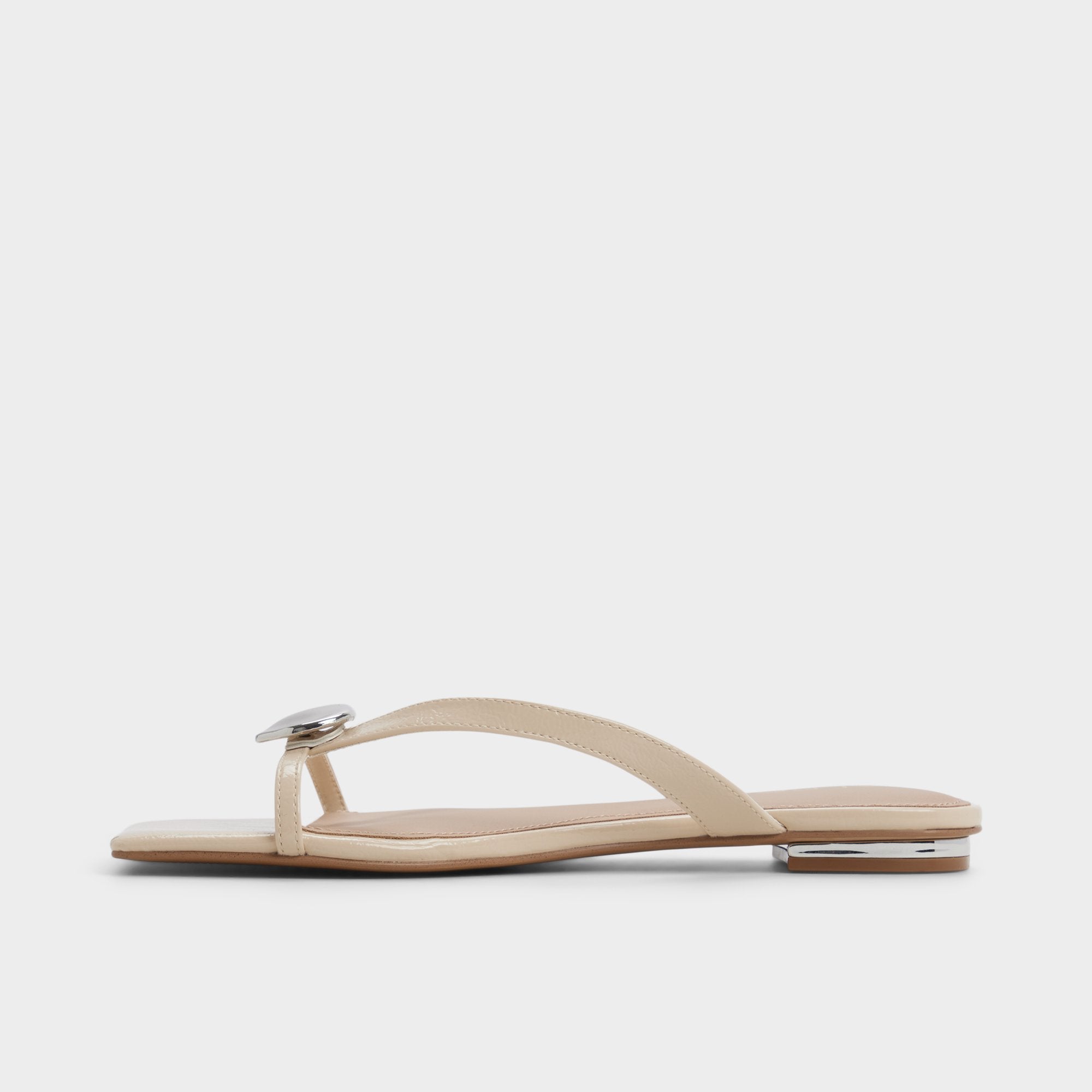 Aldo Iliria Beige Women's Flats - Slide sandal Beige