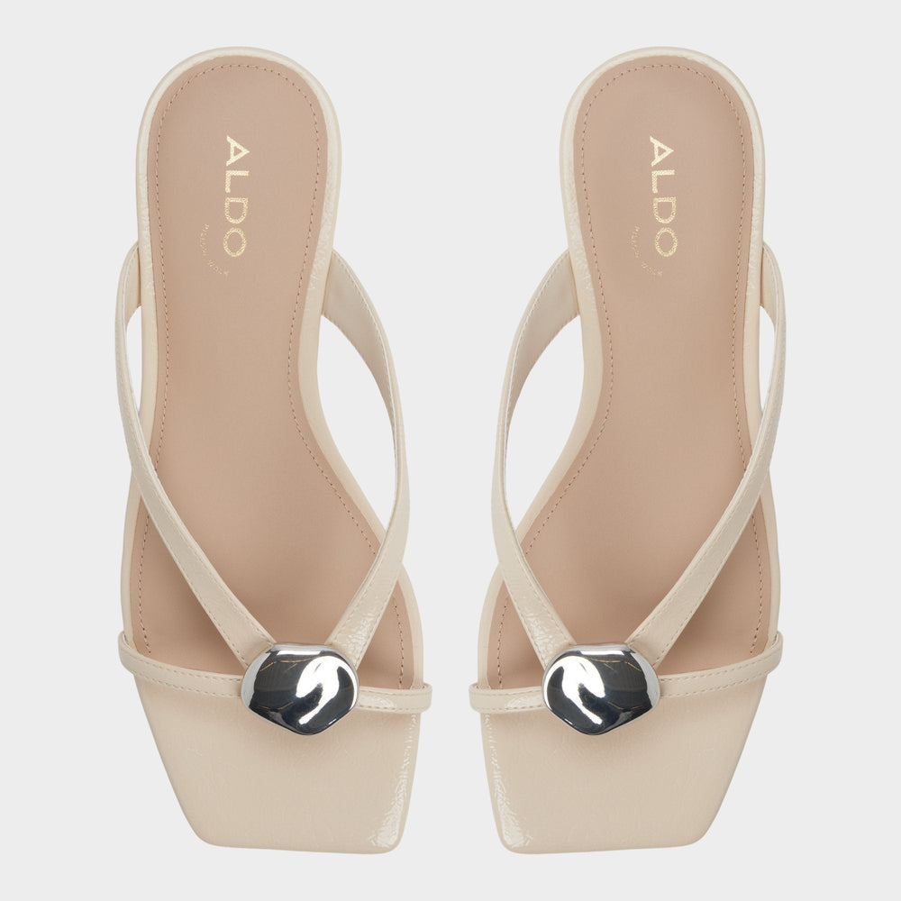 Aldo Iliria Beige Women's Flats - Slide sandal Beige
