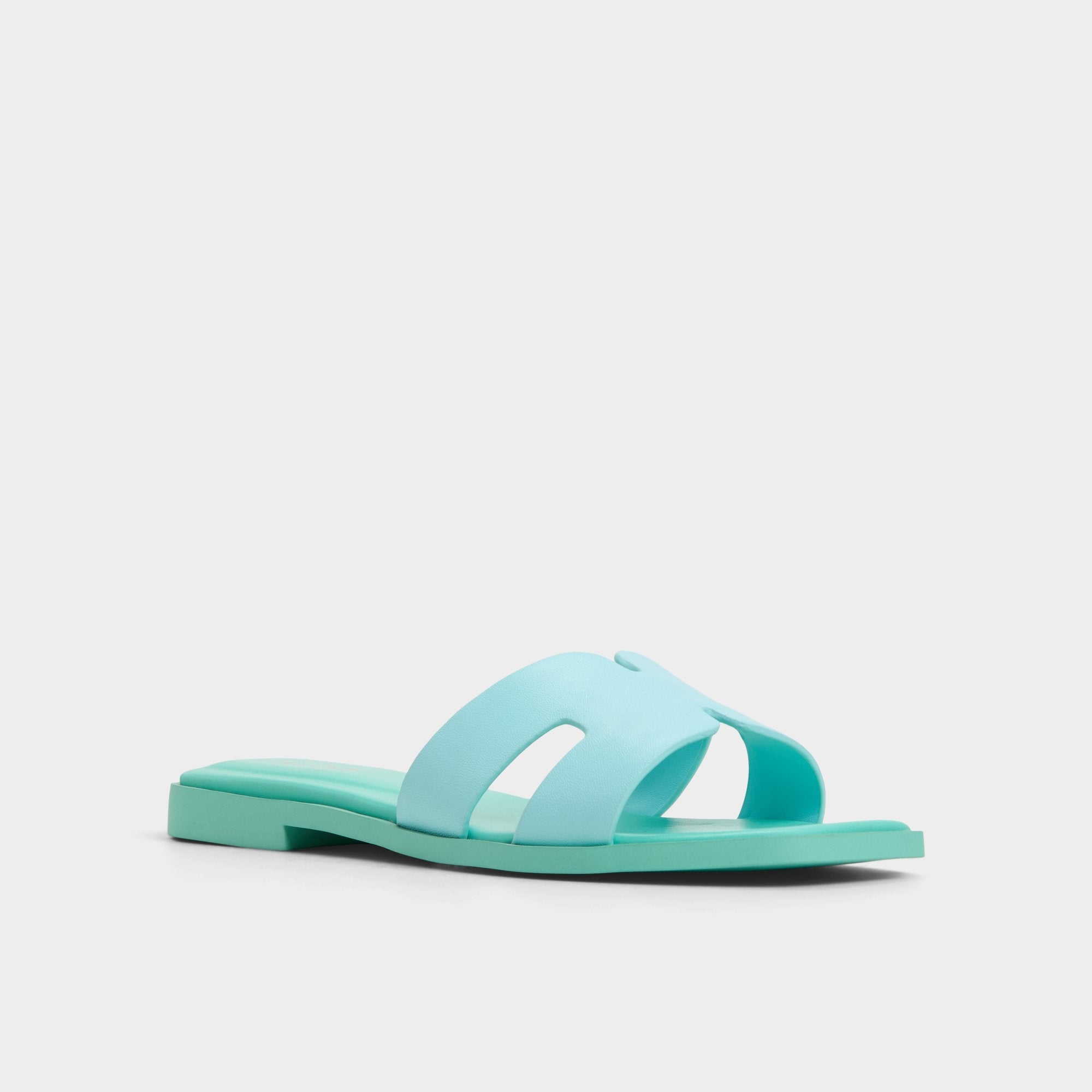 Aldo Itsandal Turquoise Women's Flats - Slide sandal Turquoise