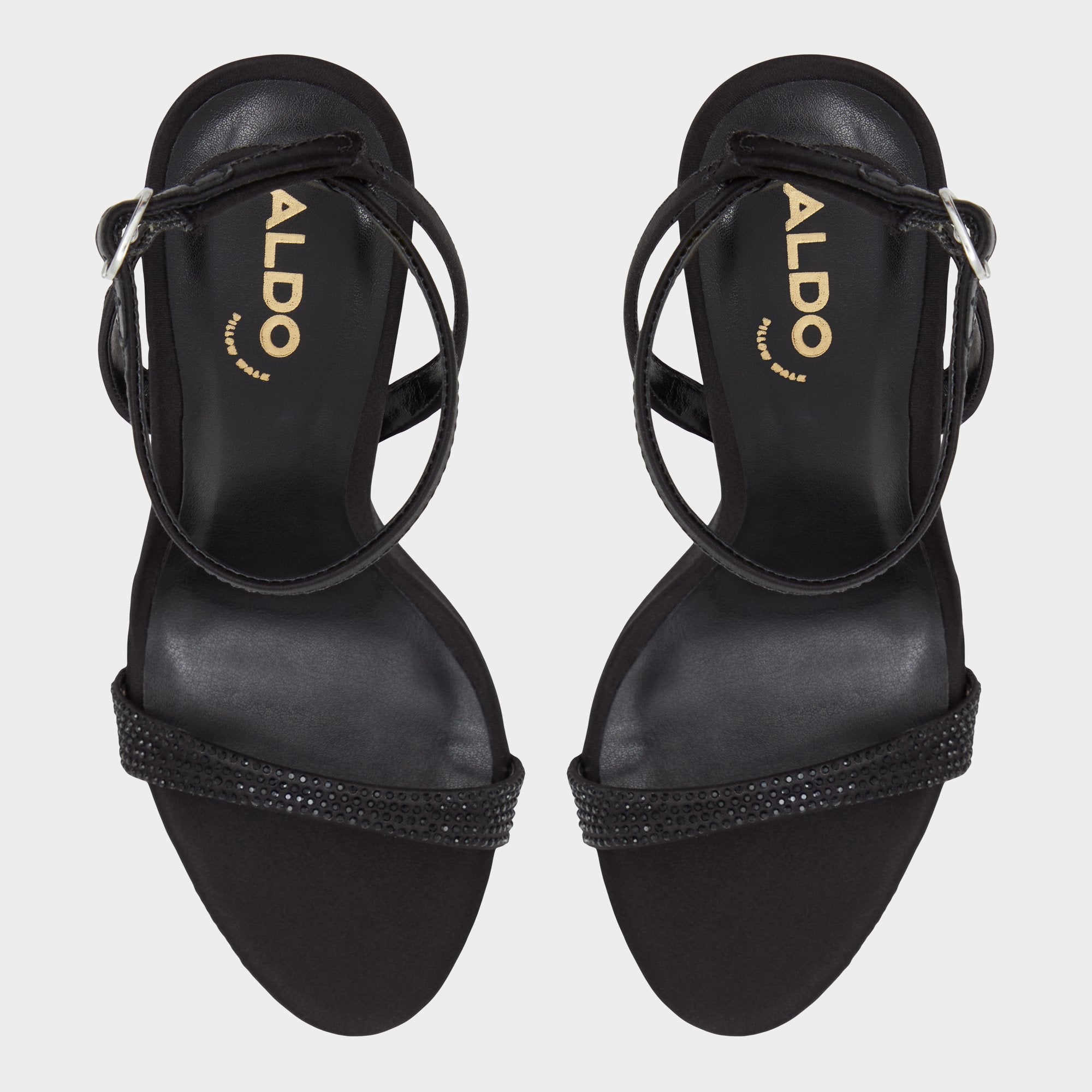 Aldo Lydala Black Women's Heeled sandals - Strappy heeled sandal Black