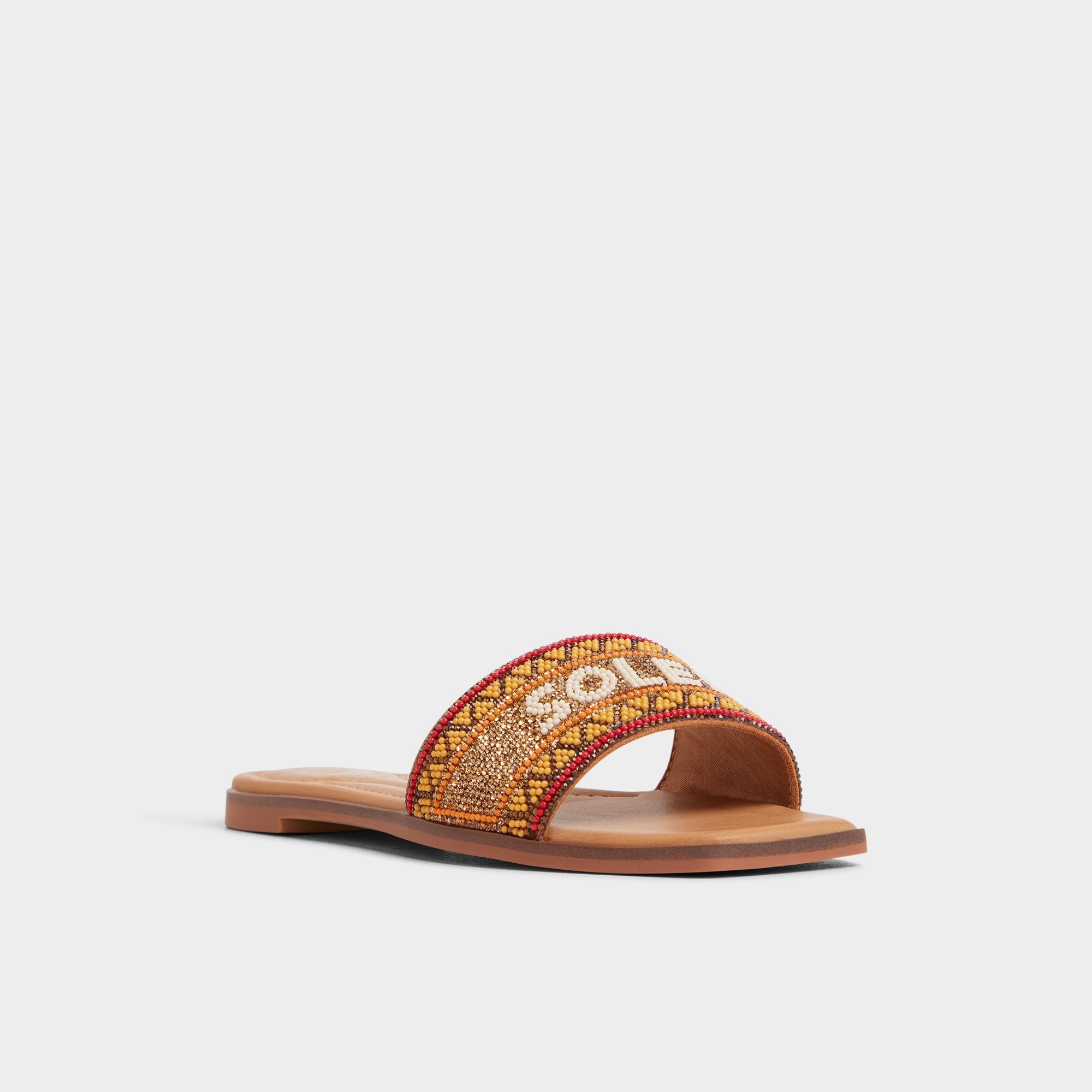 Aldo Seavacay Brown Multi Women's Flats -  Brown Multi