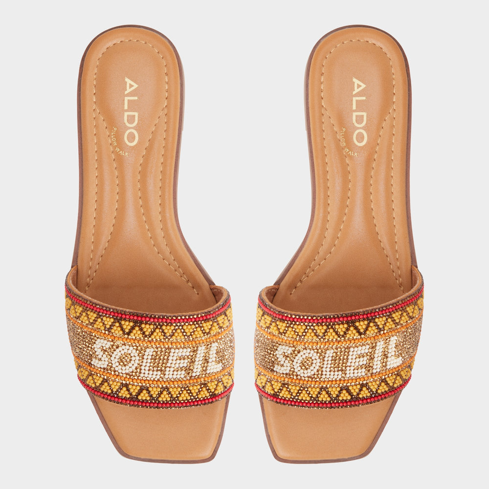 Aldo Seavacay Brown Multi Women's Flats -  Brown Multi