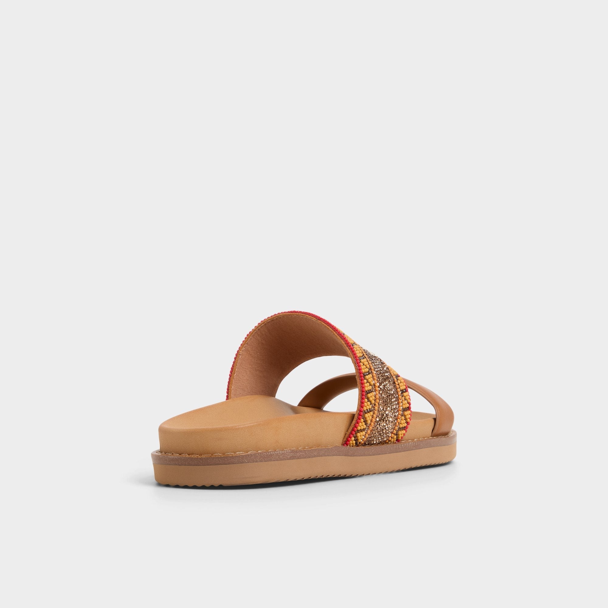 Aldo Beachvacay Brown Multi Women's Footbed sandals -  Brown multi