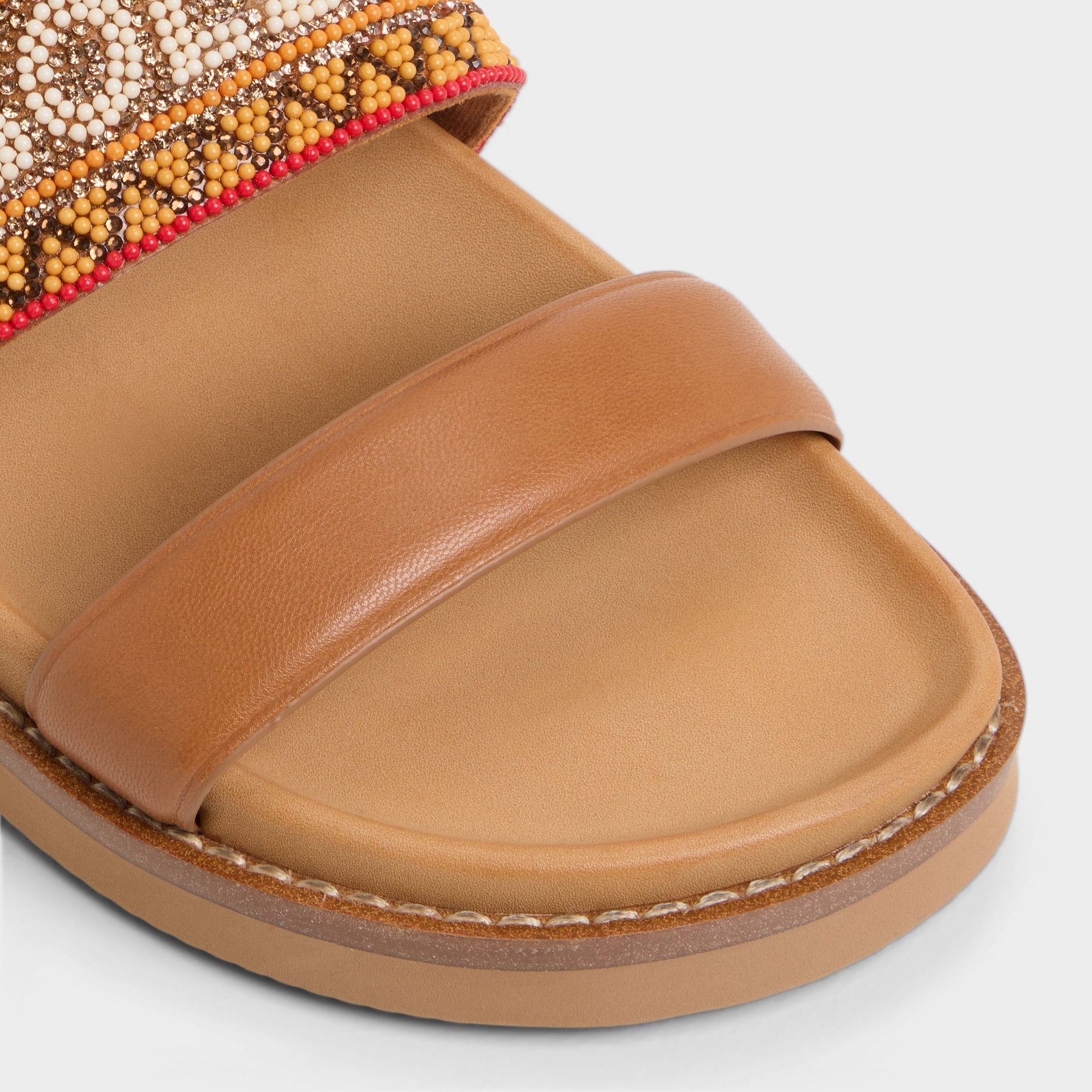 Aldo Beachvacay Brown Multi Women's Footbed sandals -  Brown multi