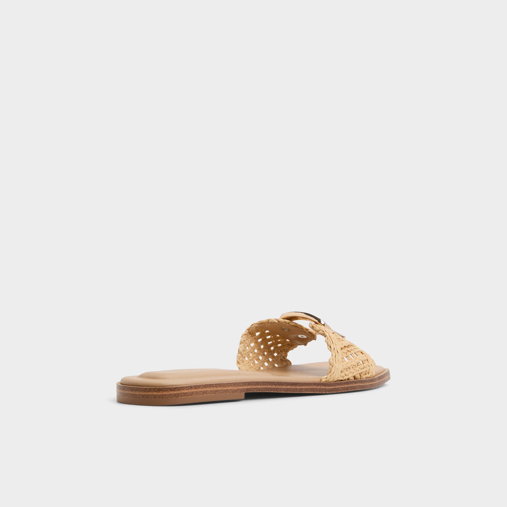 Aldo Tidella Natural Women's Flats - Slide sandal Natural