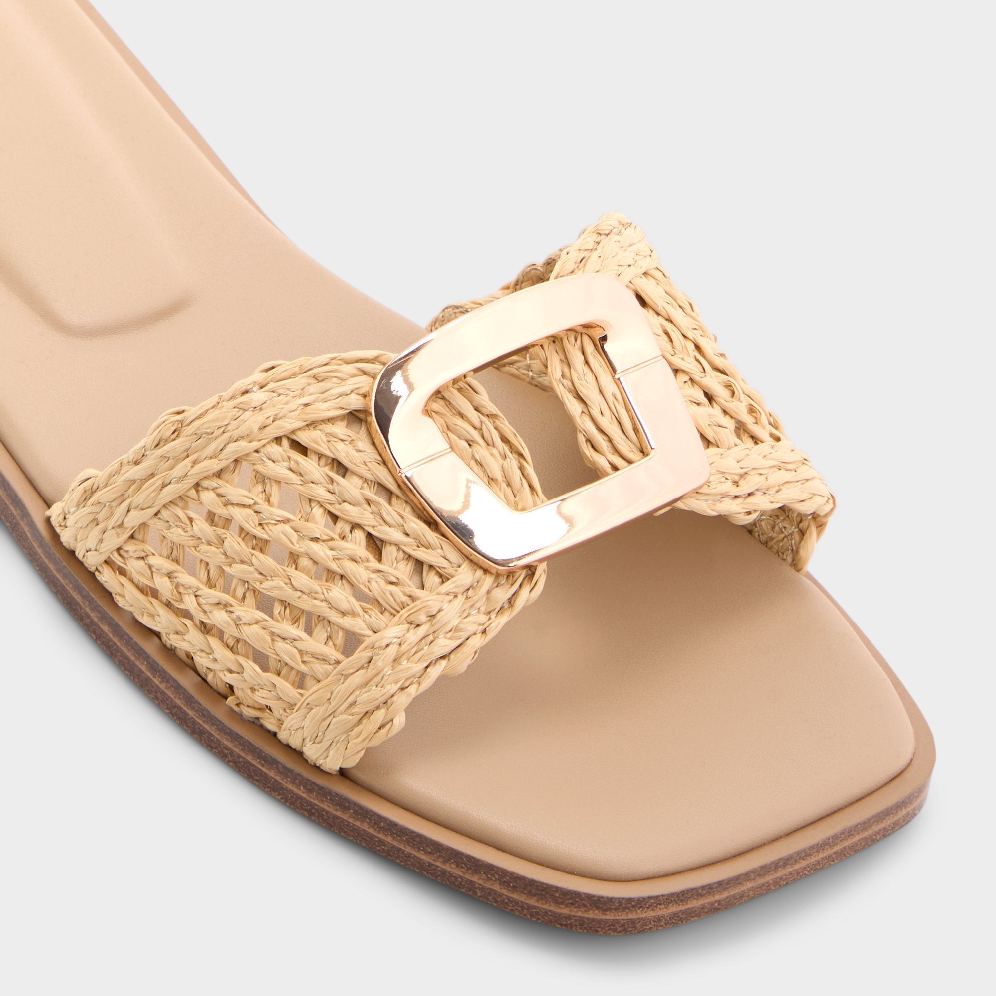 Aldo Tidella Natural Women's Flats - Slide sandal Natural