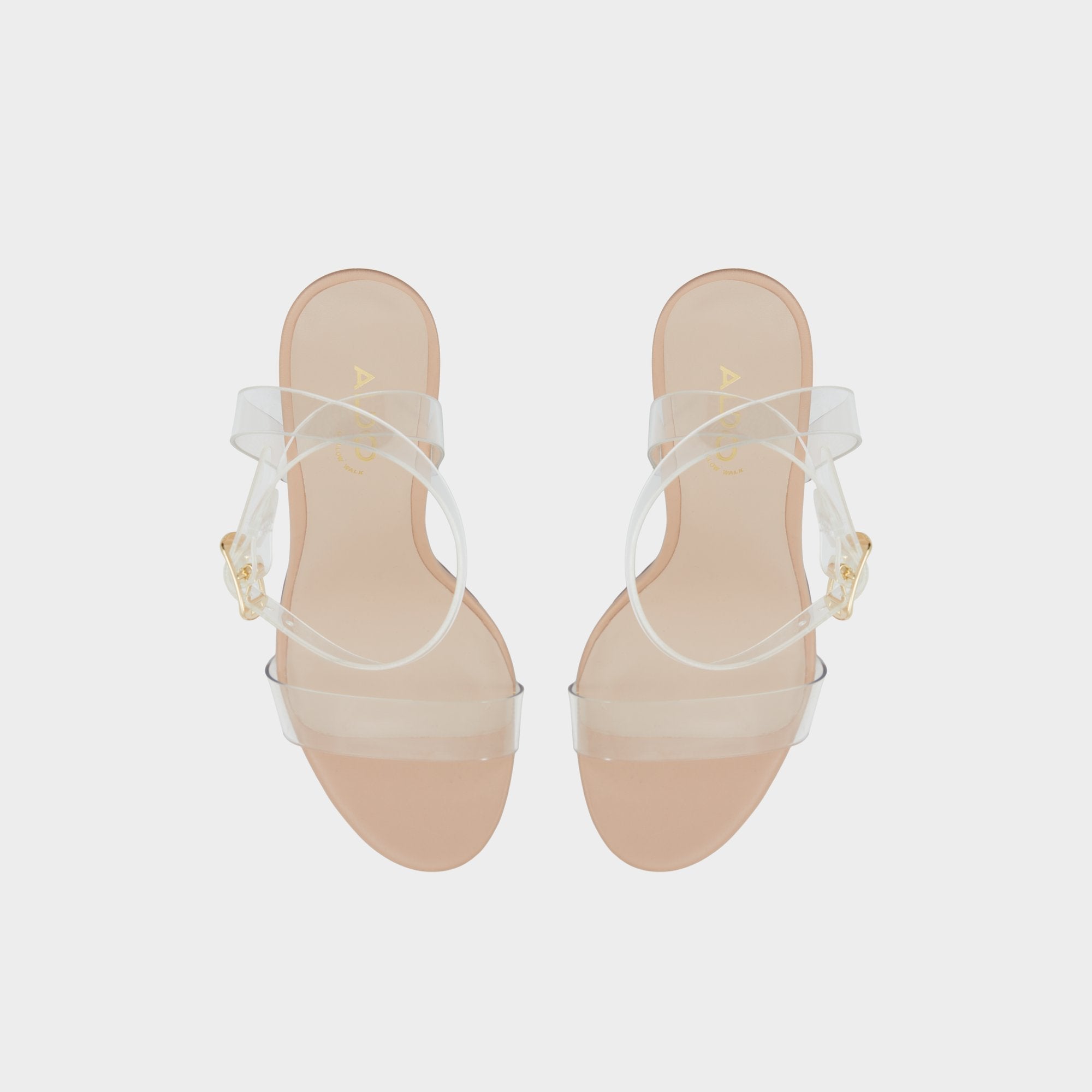 Aldo Aniwien Bone Women's Strappy sandals - Strappy heeled sandal, Block heel Bone