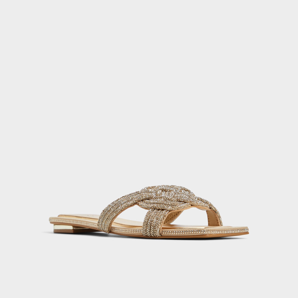 Aldo Karlina in Gold - Slide sandal Gold
