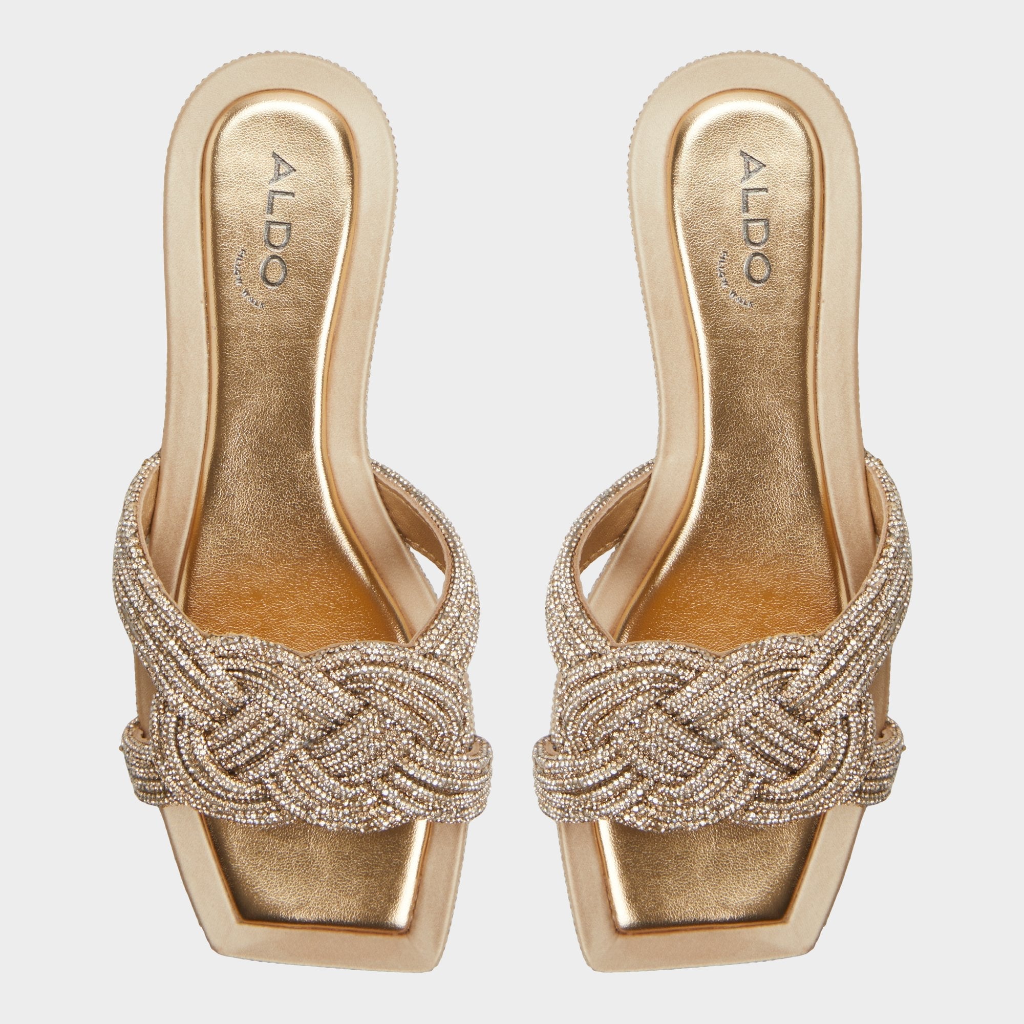Aldo Karlina in Gold - Slide sandal Gold