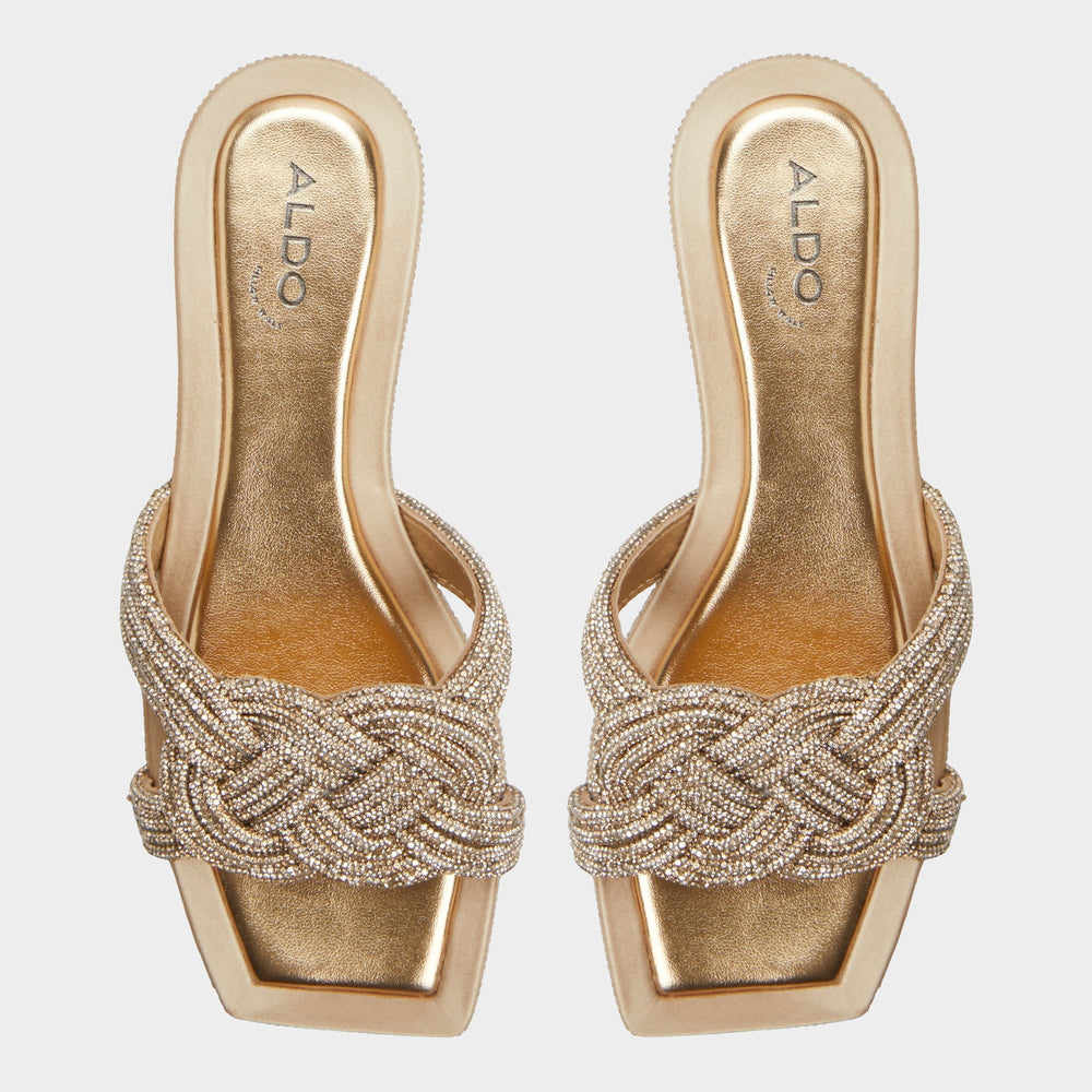 Aldo Karlina in Gold - Slide sandal Gold