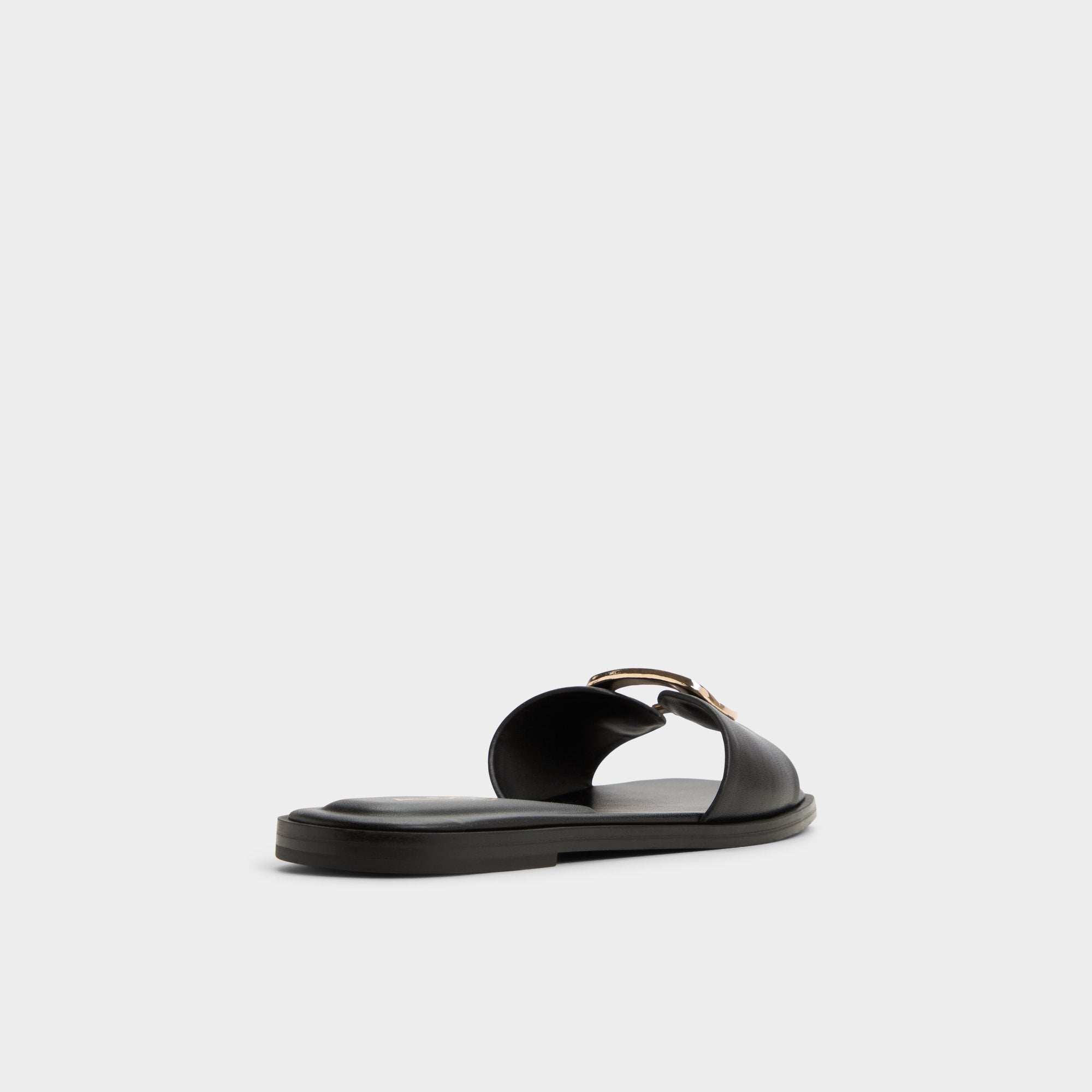 Aldo Tidella Black Women's Flats - Slide sandal Black