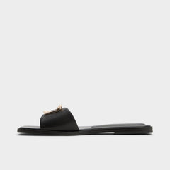 Aldo Tidella Black Women's Flats - Slide sandal Black