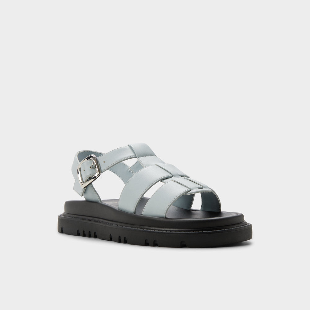 Aldo Linettie in Other Blue - Gladiator sandal, Footbed sandal Other Blue
