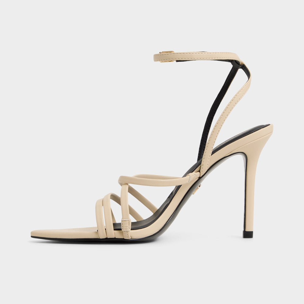 Aldo Solania Light Beige Women's Strappy sandals - Heeled sandal, Stiletto heel Light Beige