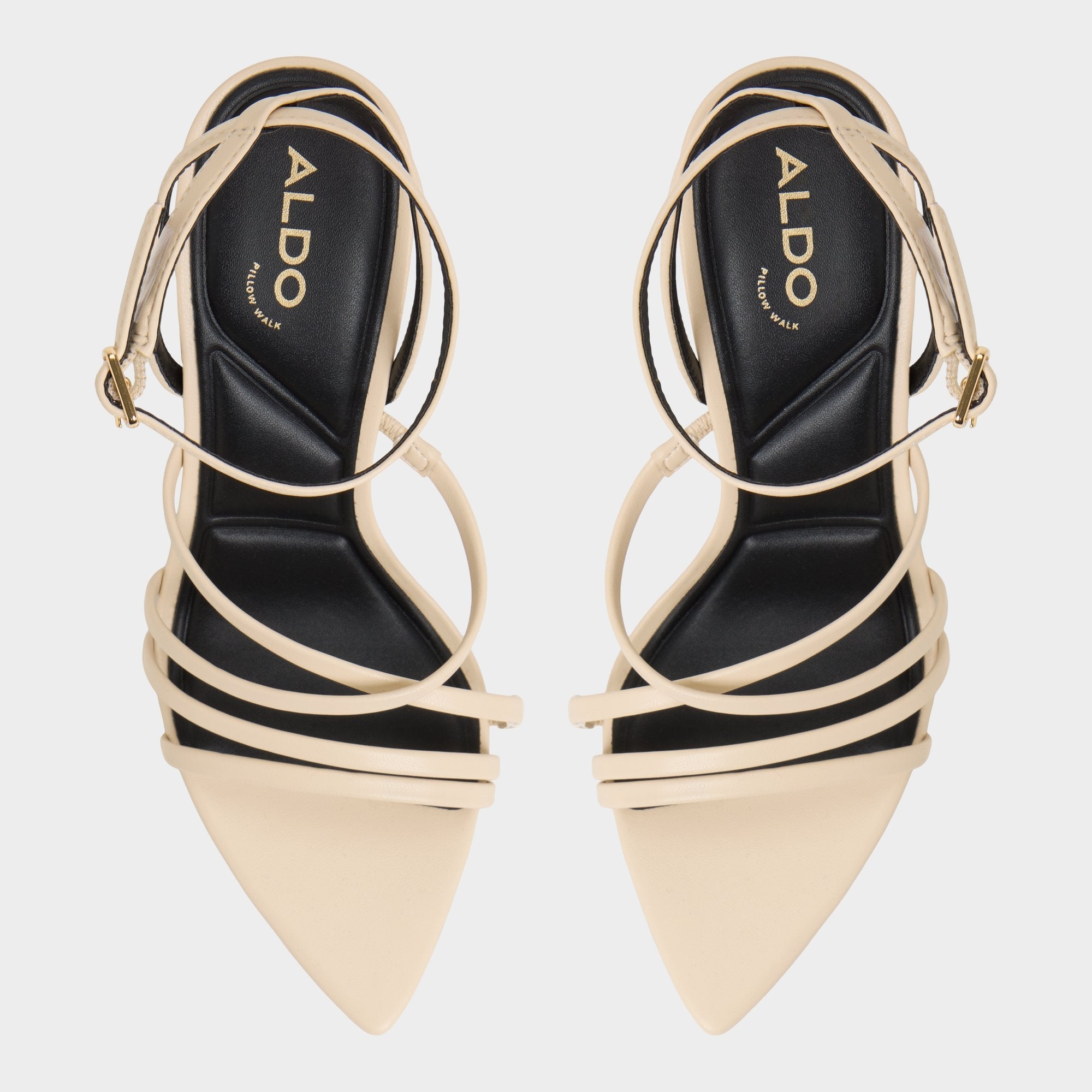 Aldo Solania Light Beige Women's Strappy sandals - Heeled sandal, Stiletto heel Light Beige