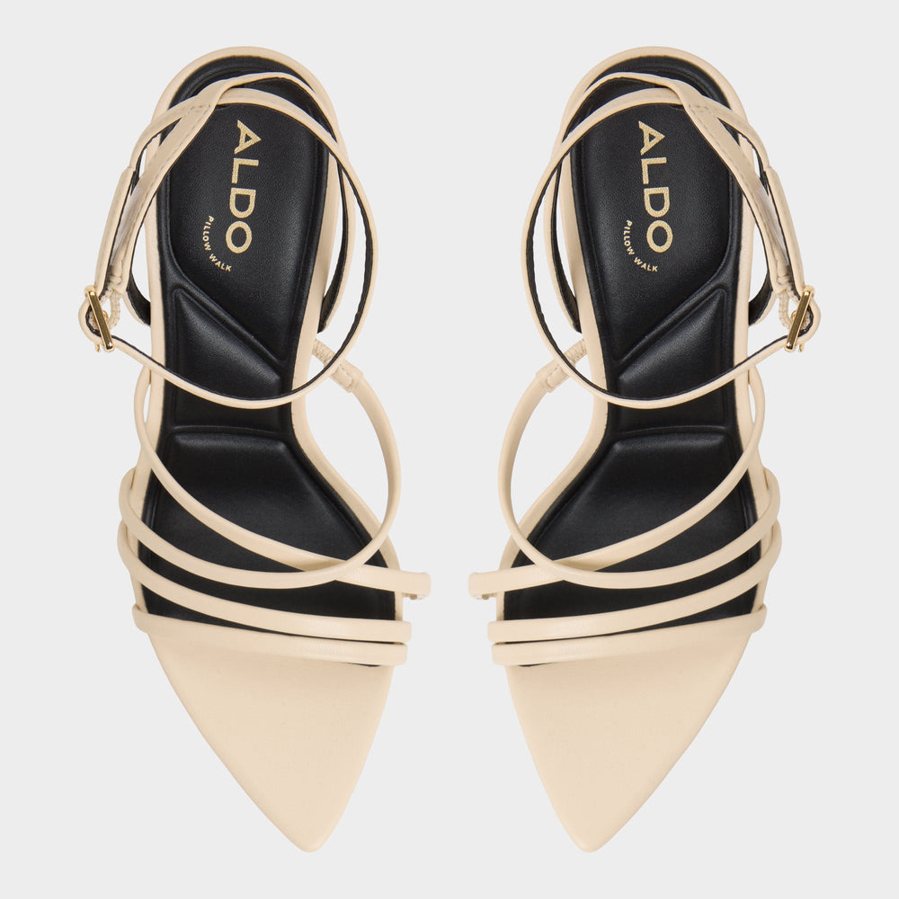 Aldo Solania Light Beige Women's Strappy sandals - Heeled sandal, Stiletto heel Light Beige