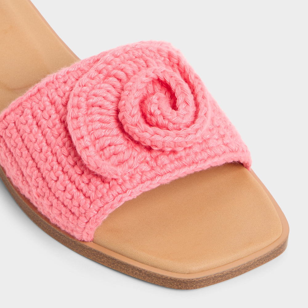 Aldo Sabbia Medium Pink Women's Flats - Slide sandal Medium Pink