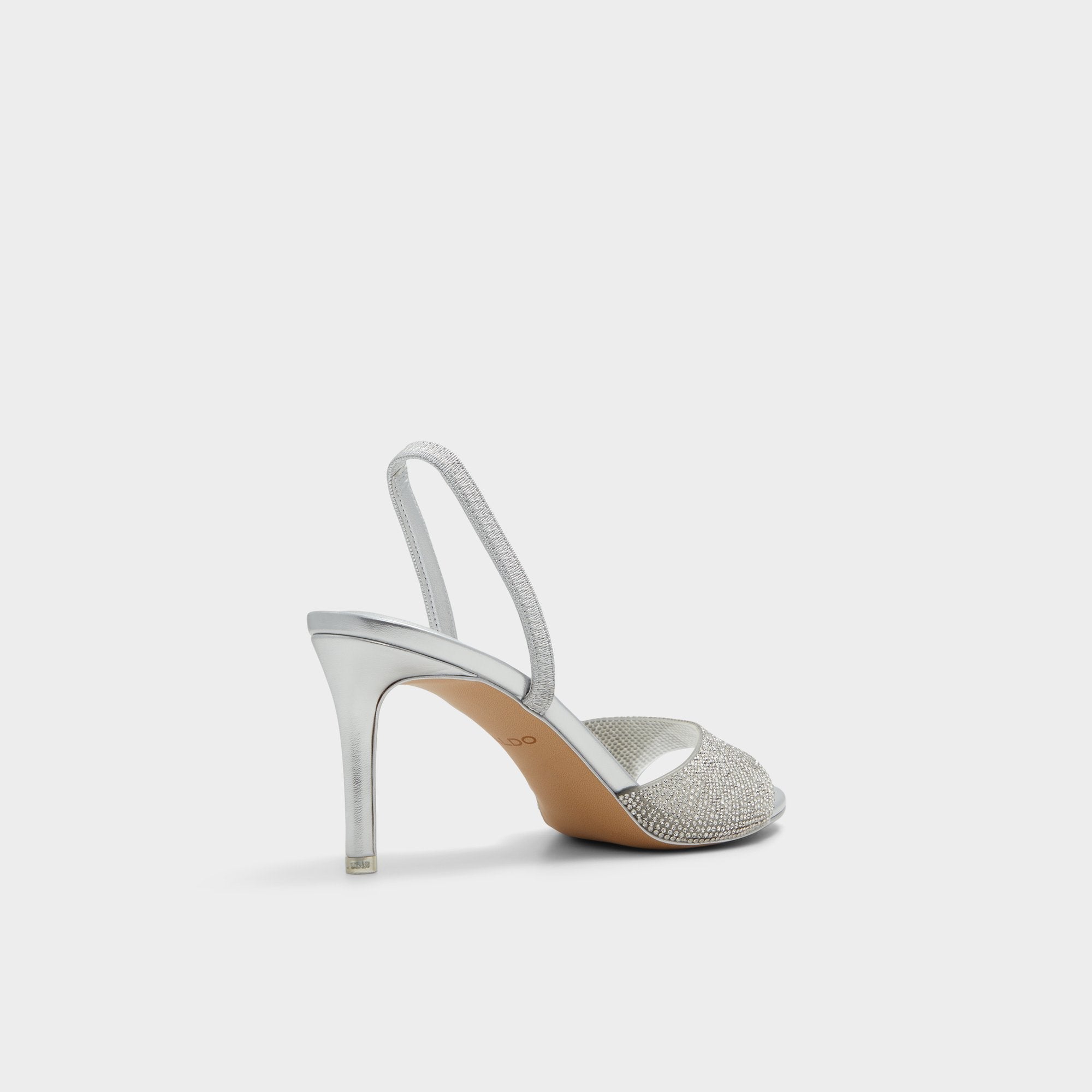 Aldo Aitana in Silver - Strappy heeled sandal, Stiletto heel Silver