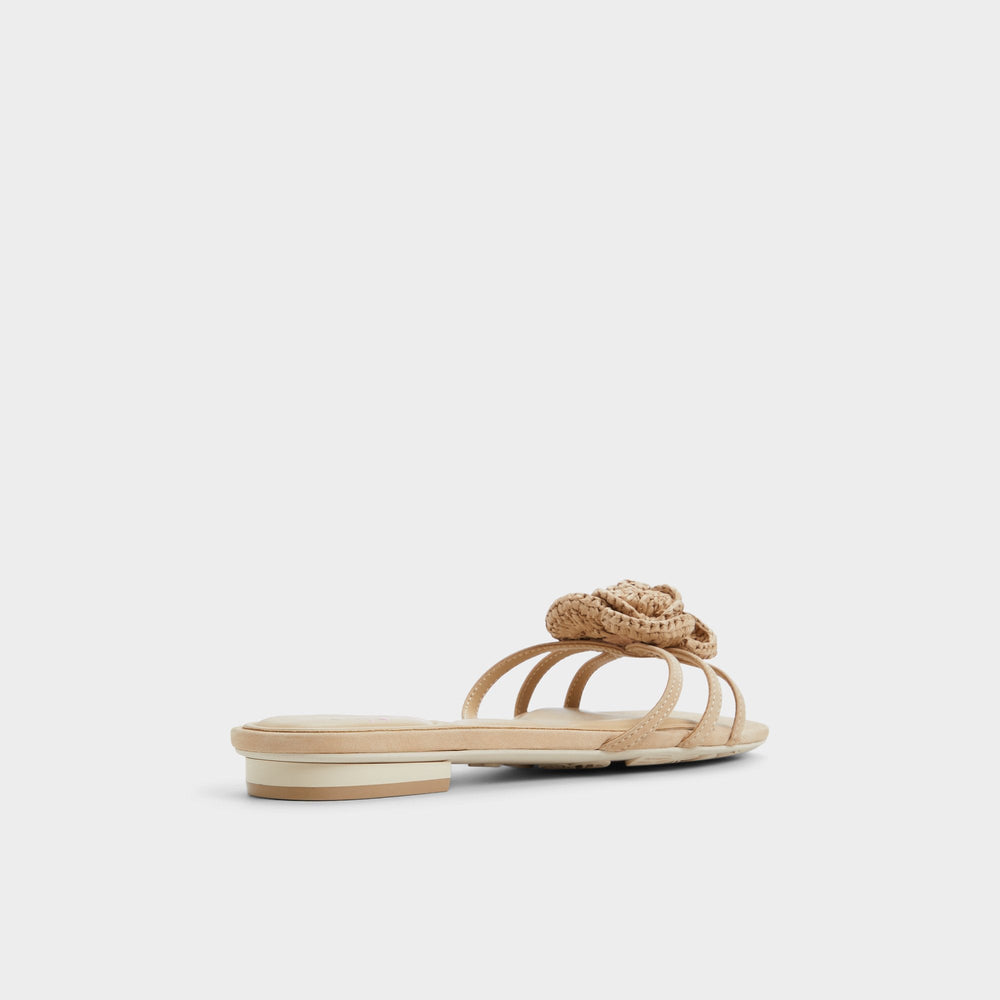 Aldo Wildbloom Sand Women's Travel essentials - Strappy flat sandal Sand