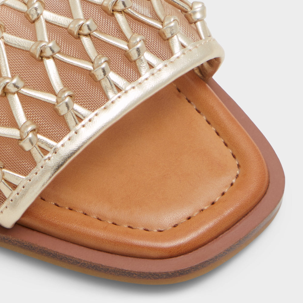 Aldo Seazen Gold Women's Flats - Flat sandal Gold