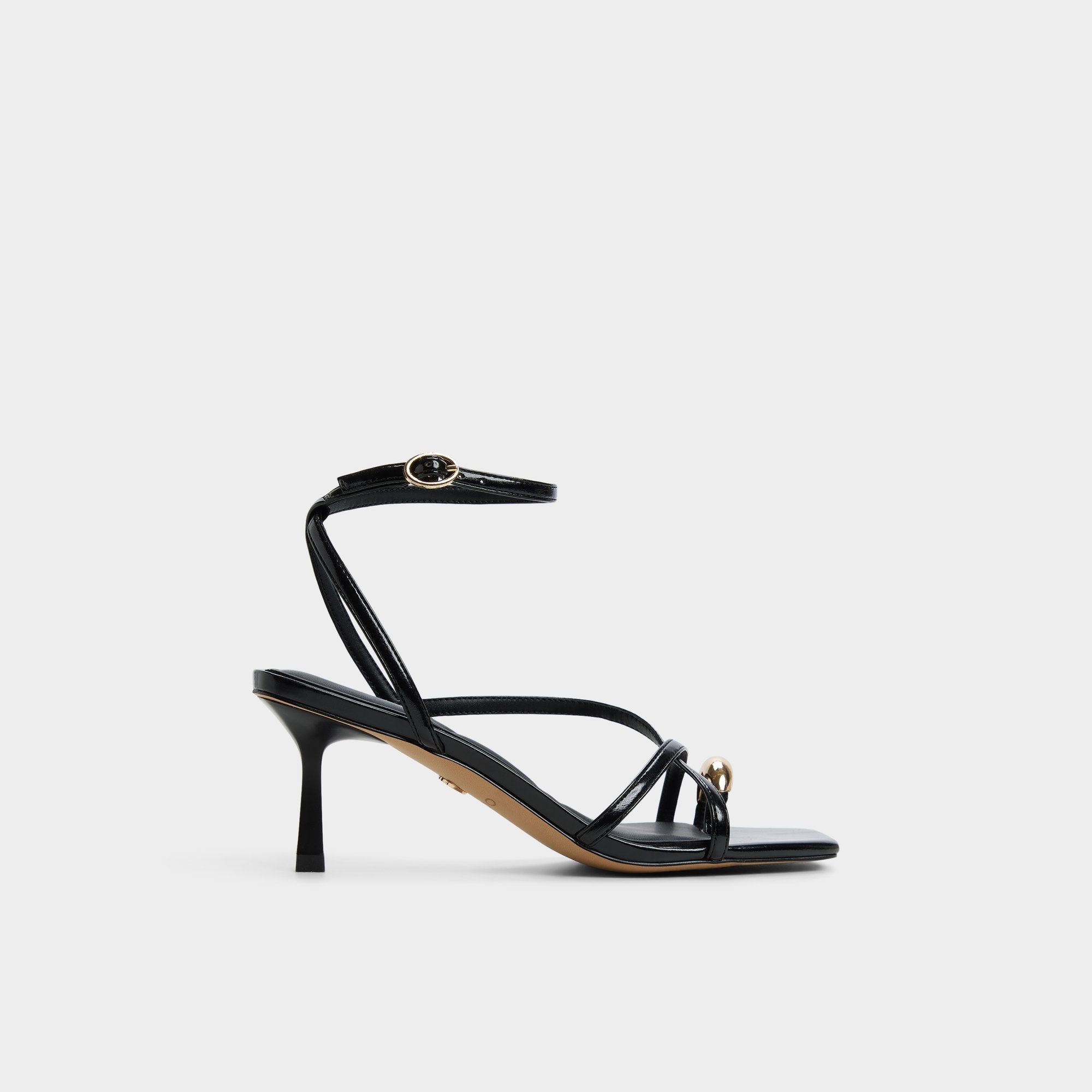 Aldo Elodiah Black Women's Travel essentials - Strappy heeled sandal, Stiletto heel Black